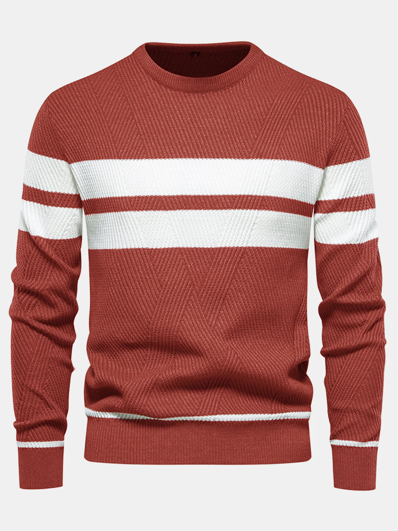 Stripe Rundhals Pullover - Image 8