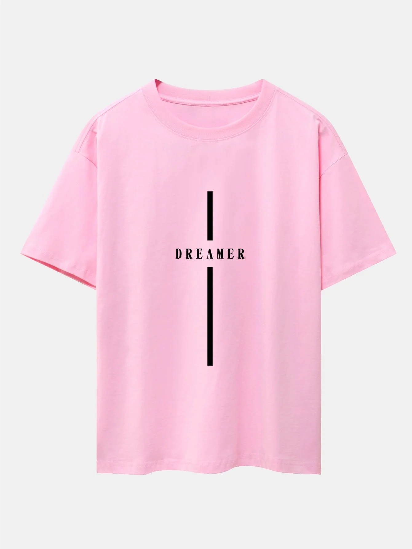 Stripe Dreamer Print Drop Shoulder Oversize T-Shirt - Image 11