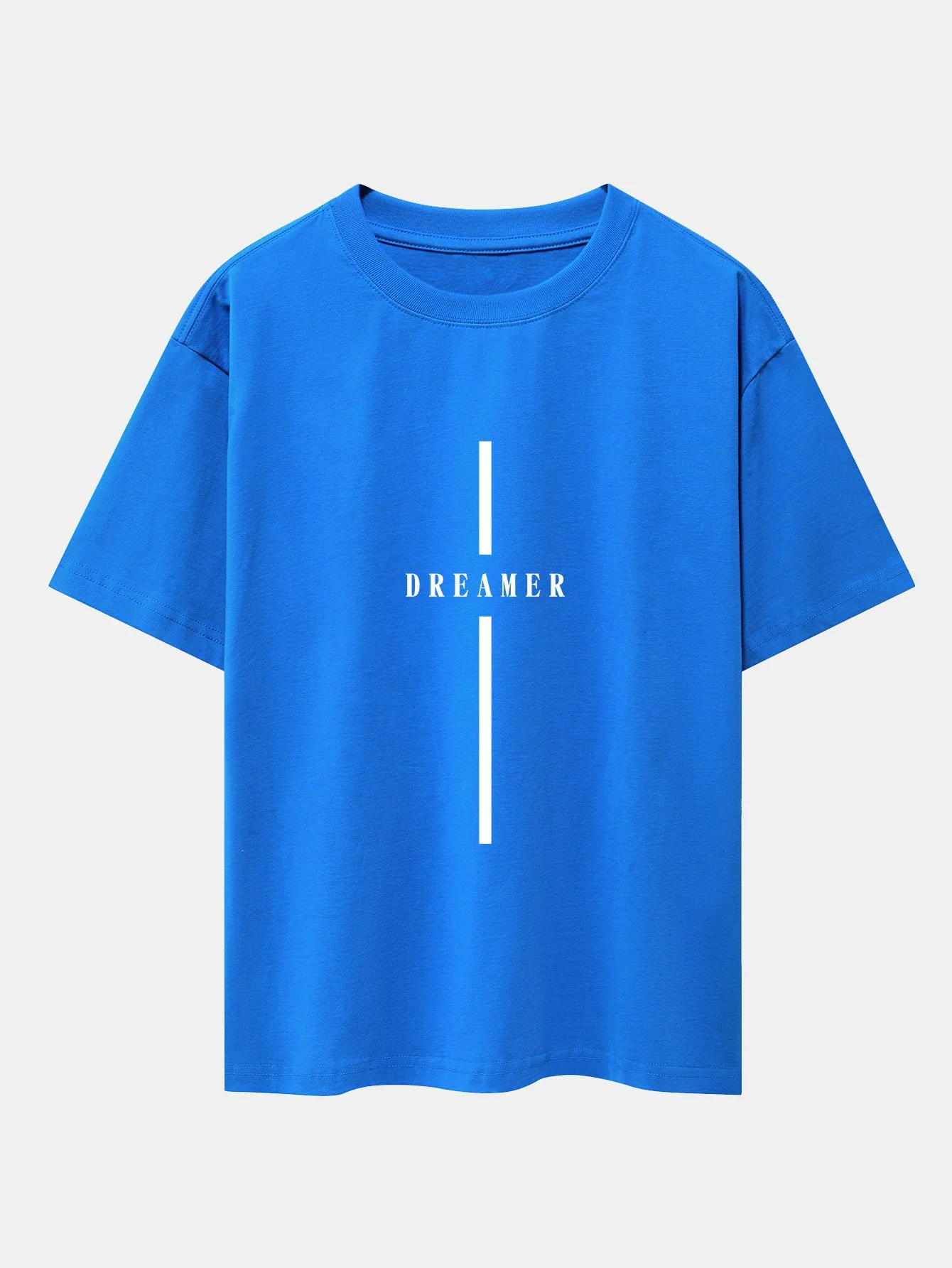Stripe Dreamer Print Drop Shoulder Oversize T-Shirt - Image 6