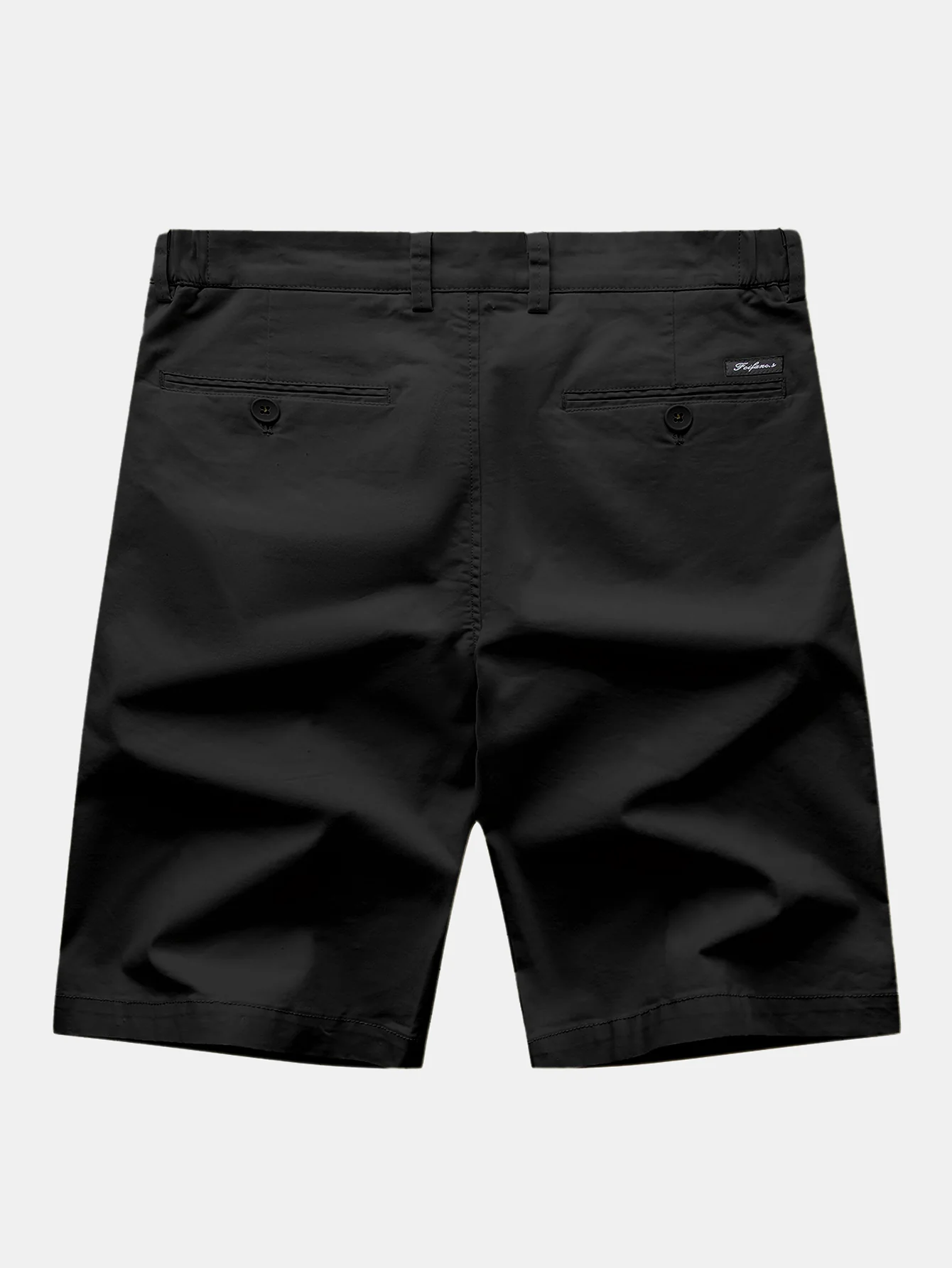 Gestreiftes geometrisches Jacquard gestricktes Poloshirts & Baumwoll Chino Shorts - Image 9