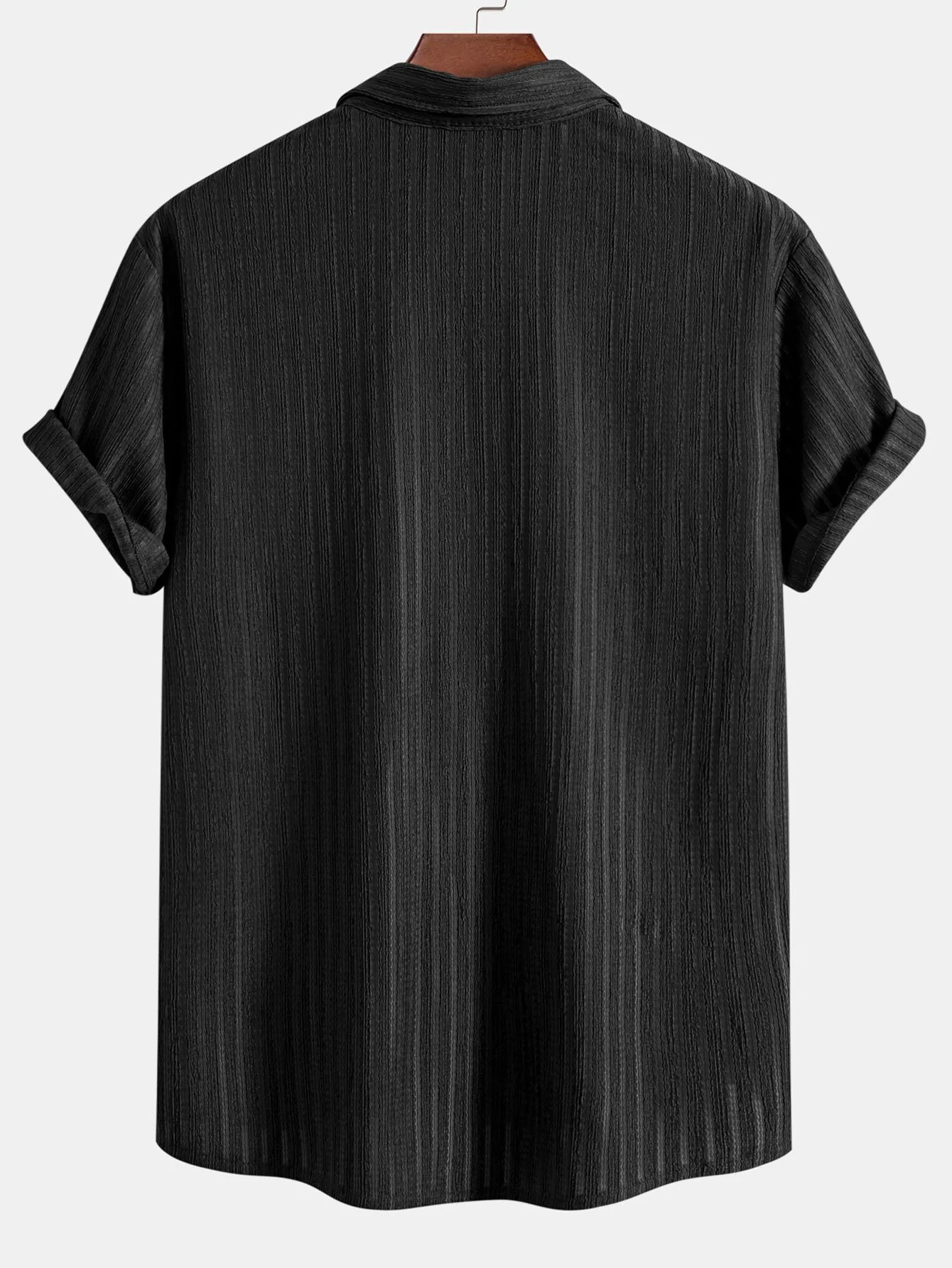 Streifen Jacquard Button-Up Hemd - Image 2