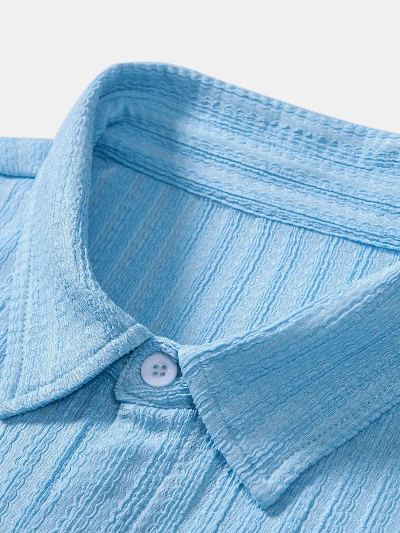 Streifen Jacquard Button-Up Hemd - Image 7