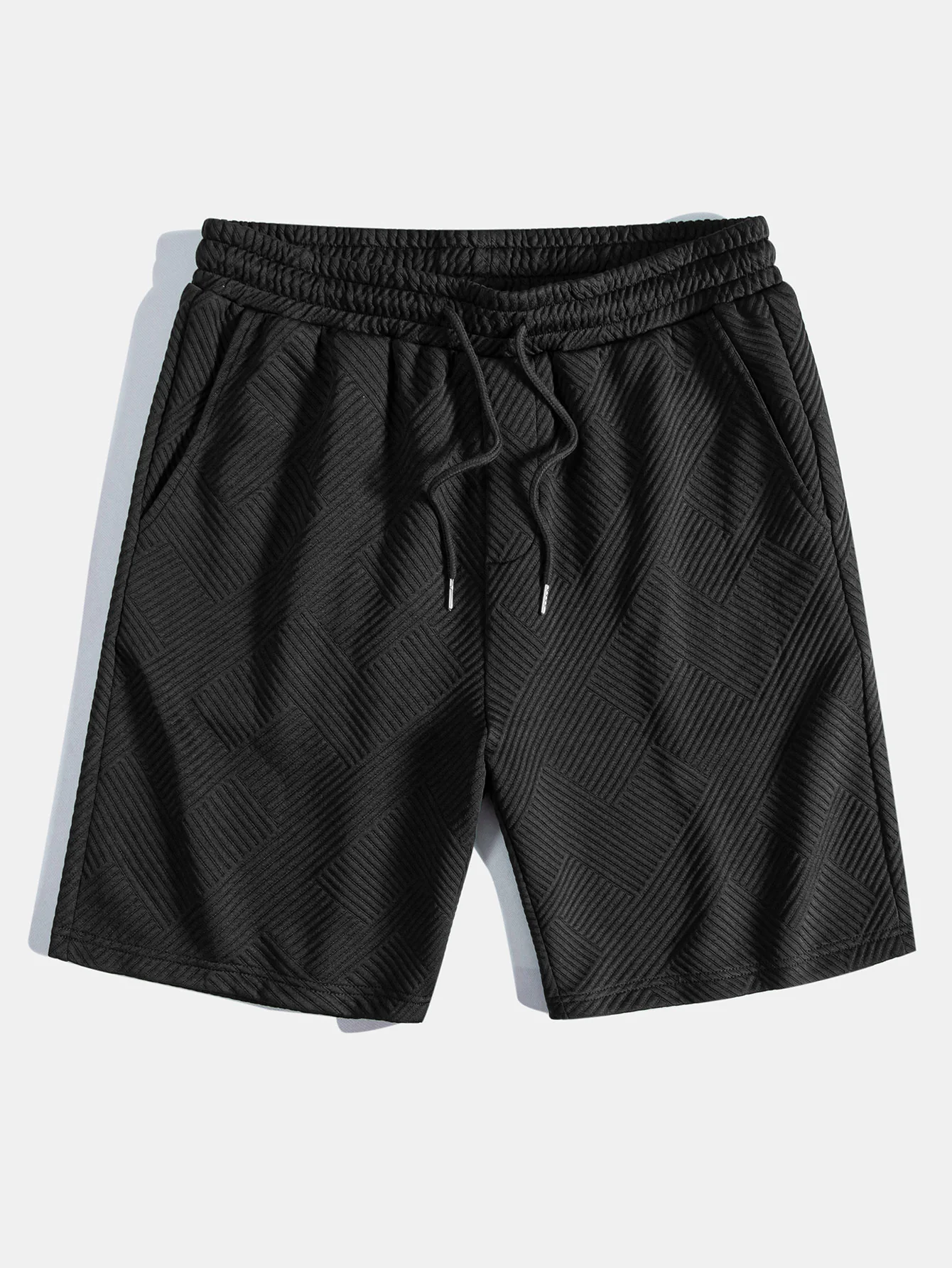 Streifen Jacquard Button-Up Hemd & Shorts - Image 11