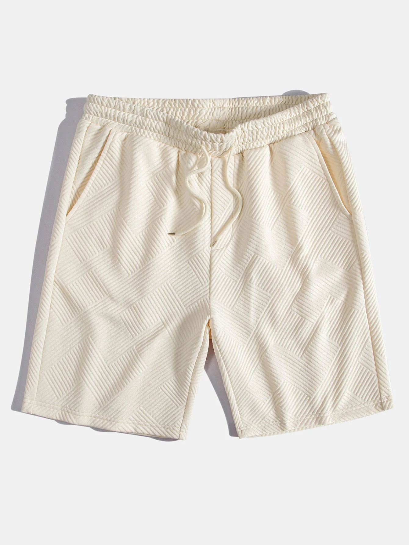 Streifen Jacquard Button-Up Hemd & Shorts - Image 12