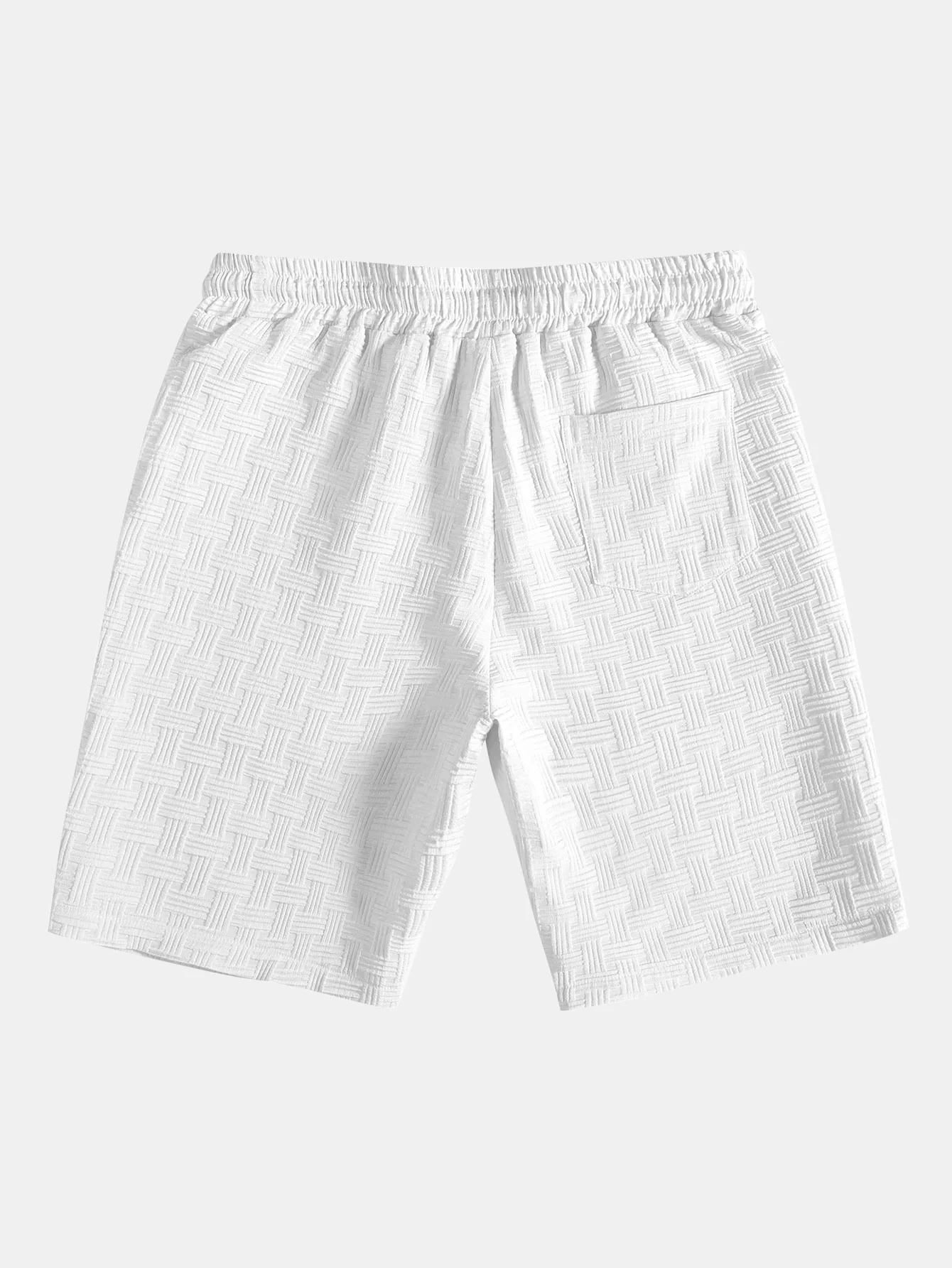 Streifen Jacquard Button-Up Hemd & Shorts - Image 8