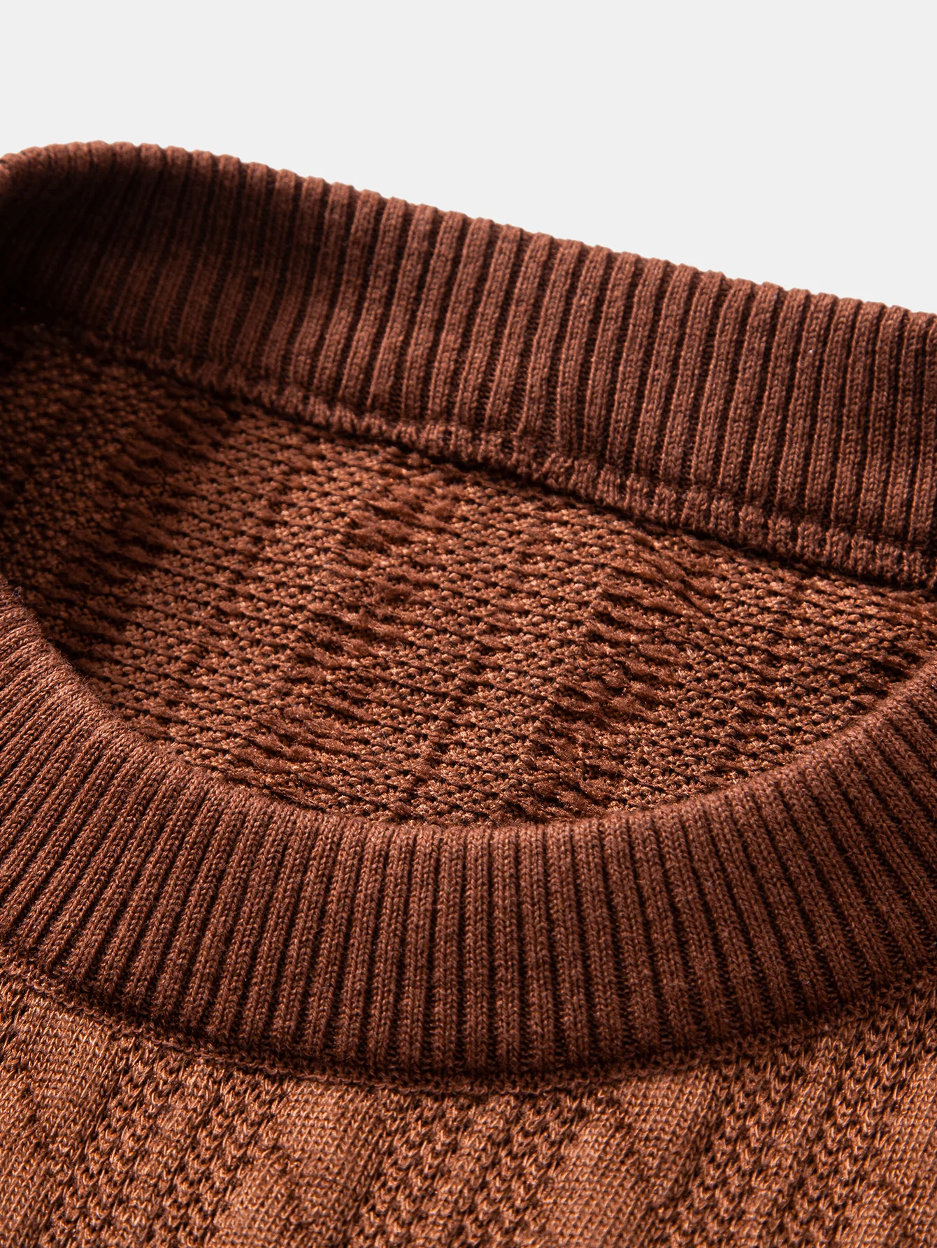 Streifen Jacquard Rundhals Pullover - Image 11