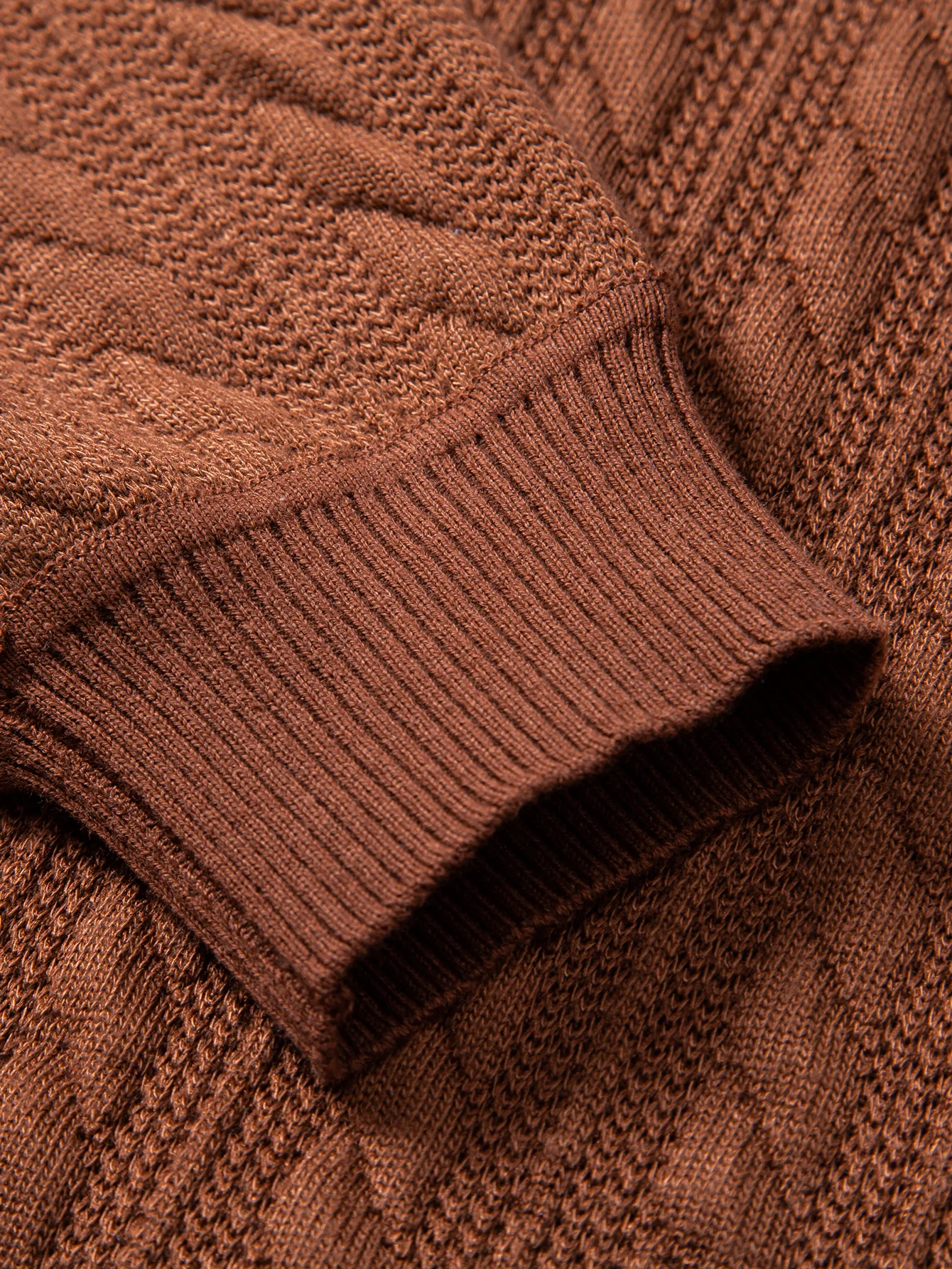 Streifen Jacquard Rundhals Pullover - Image 12
