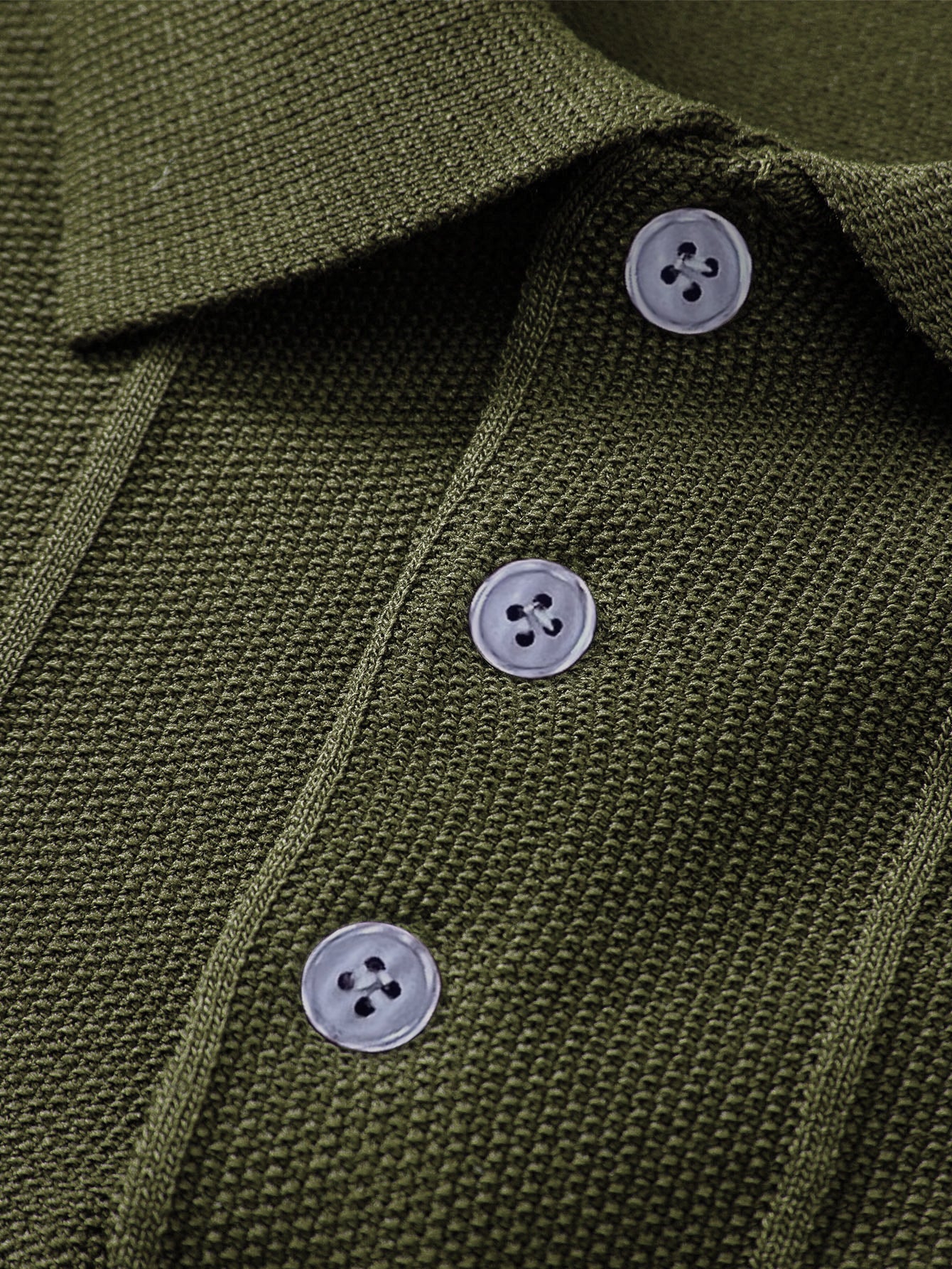 Stripe Jacquard Knit Polo - Image 6