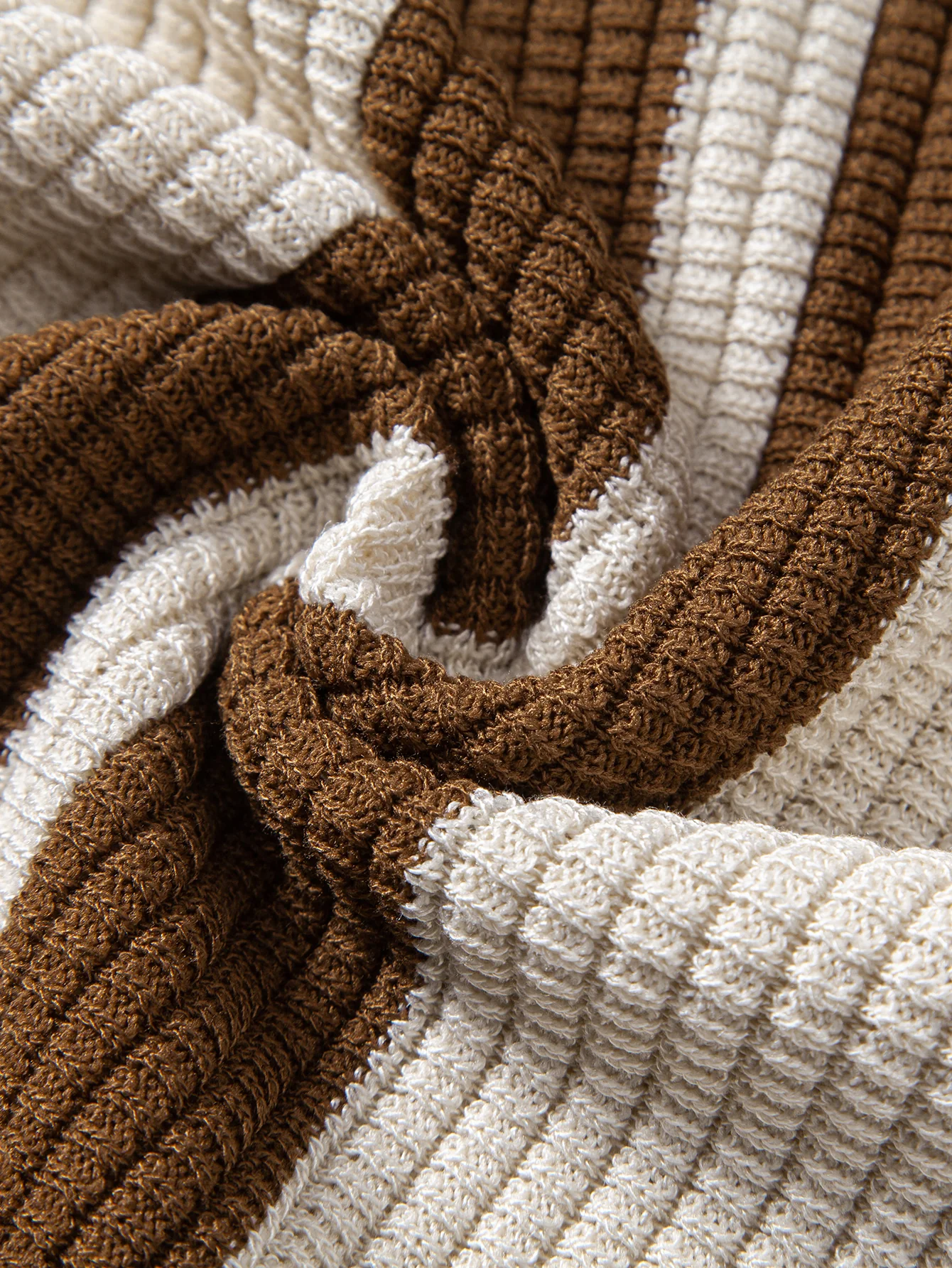 Stripe Johnny Collar Knit Polo - Image 14