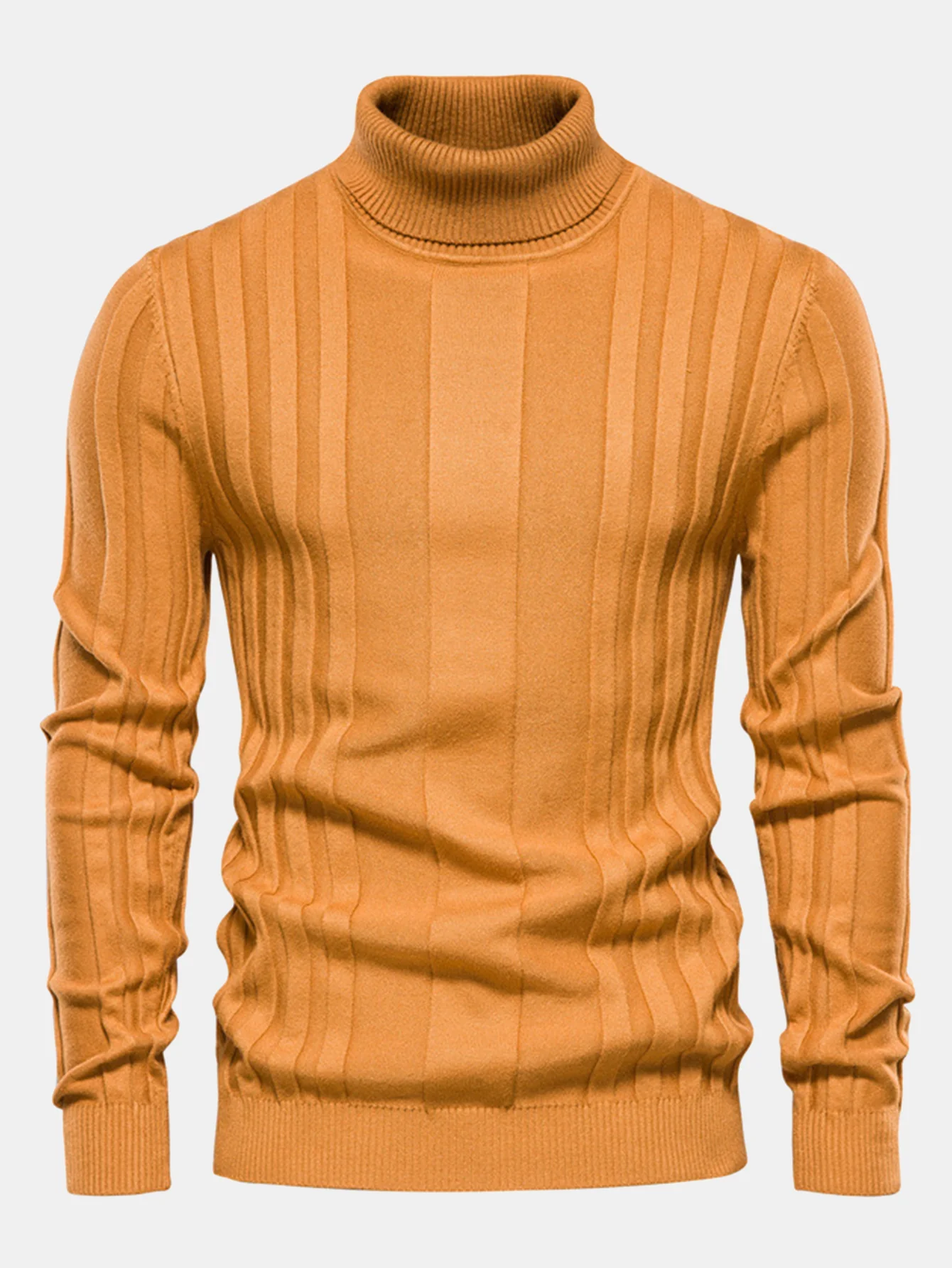 Gerippter Rollkragenpullover - Image 5