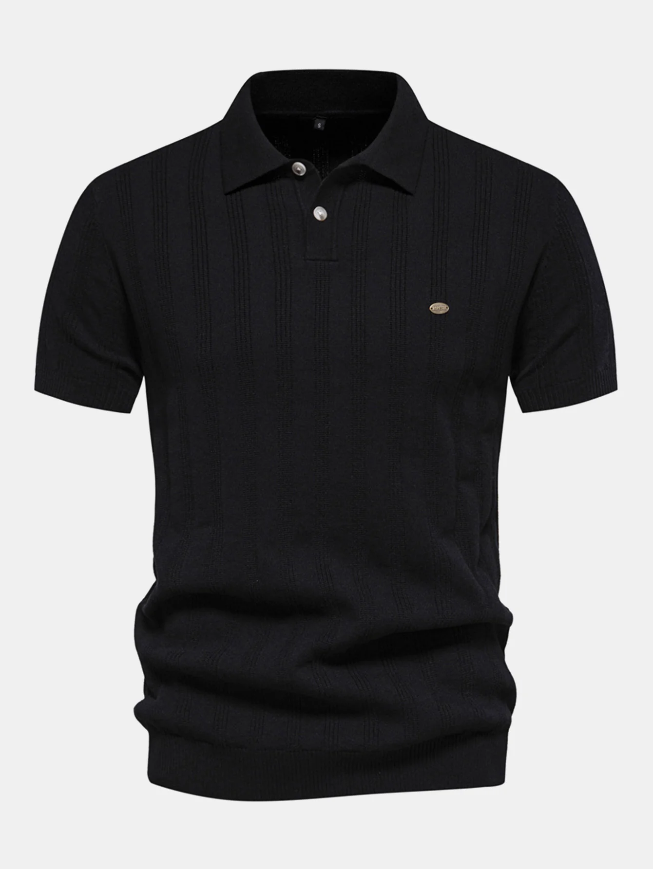 Gestreiftes Strick-Poloshirt - Image 5