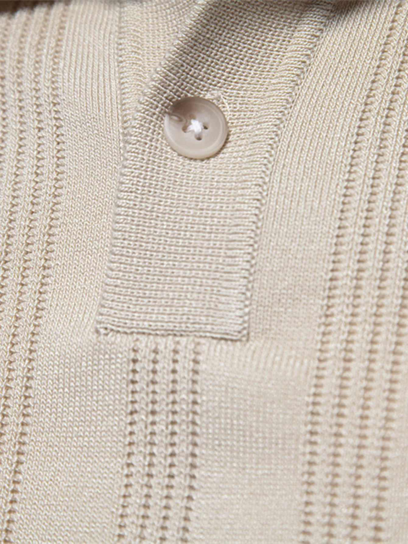 Gestreiftes Strick-Poloshirt - Image 9