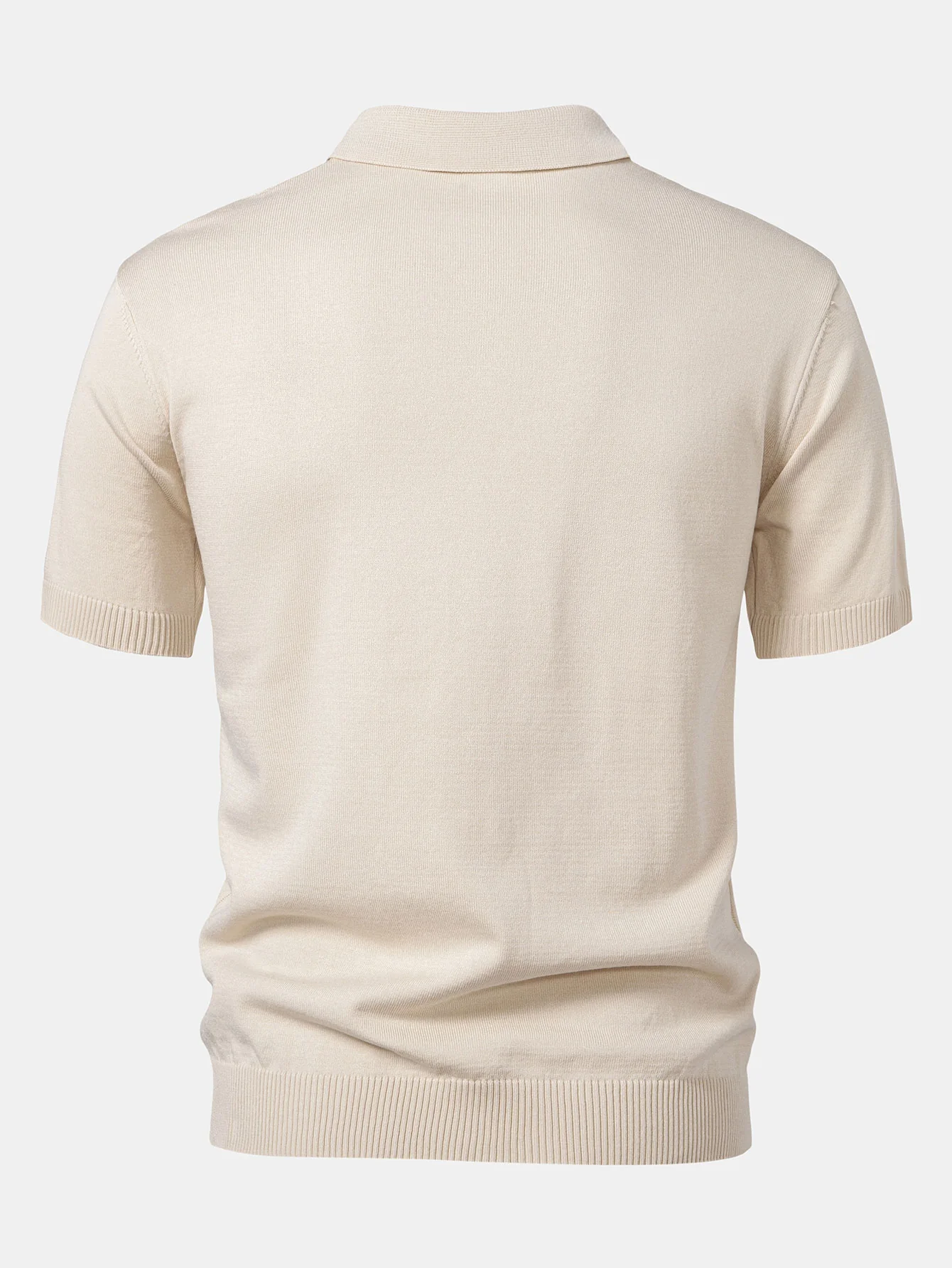 Gestreiftes Strick-Poloshirt - Image 4