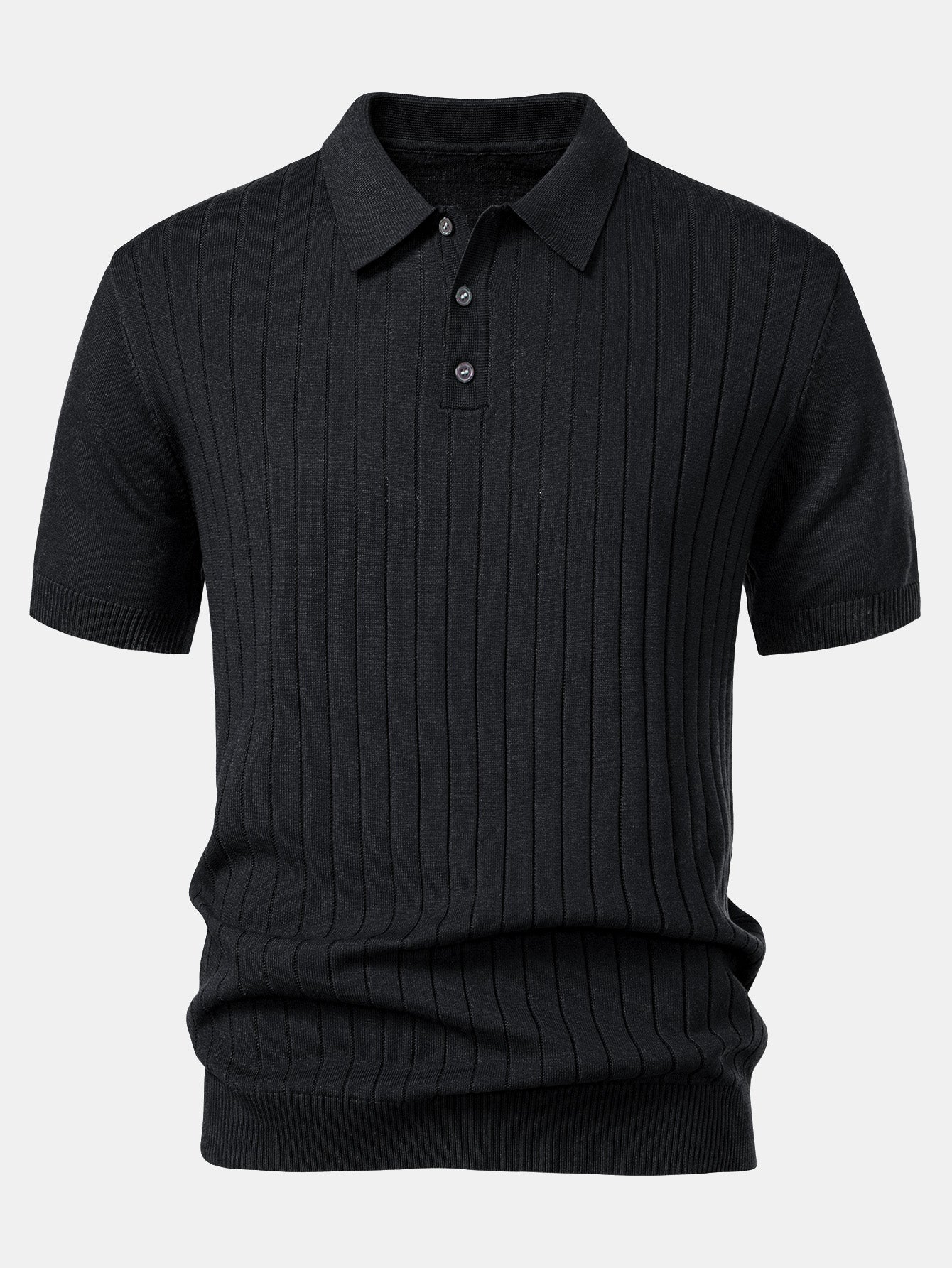 Gestreiftes Strick-Poloshirt - Image 5