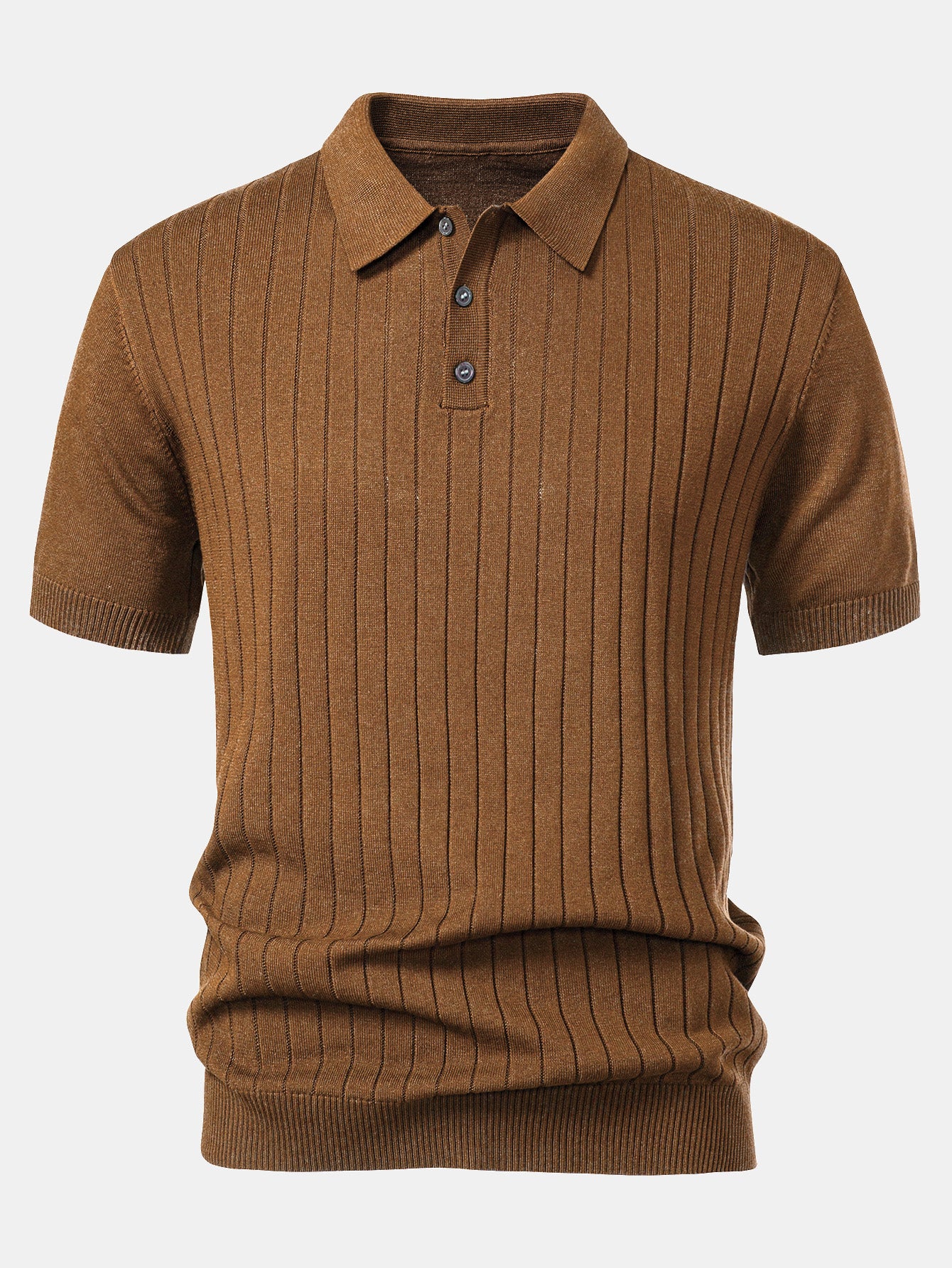 Gestreiftes Strick-Poloshirt - Image 7