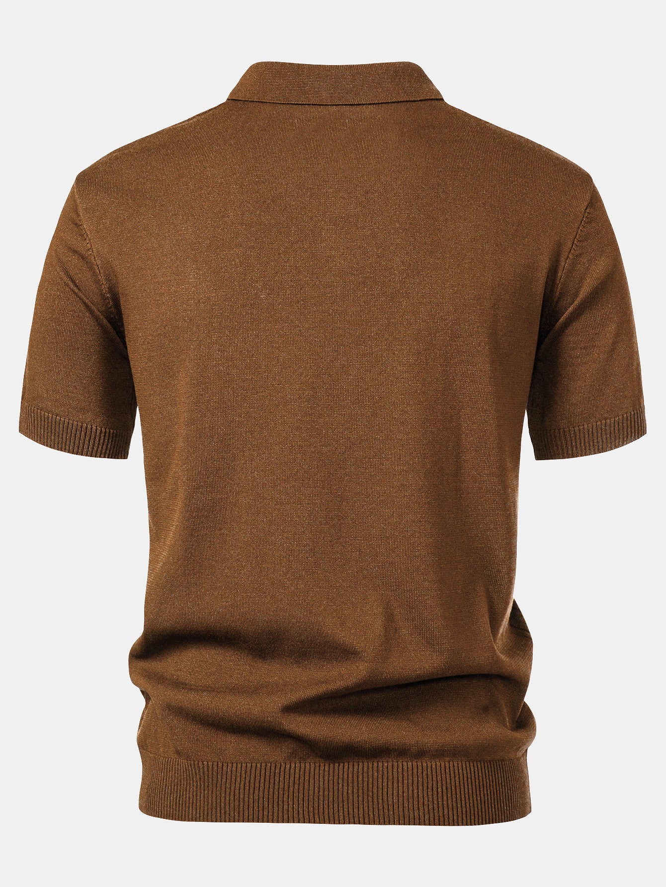 Gestreiftes Strick-Poloshirt - Image 8