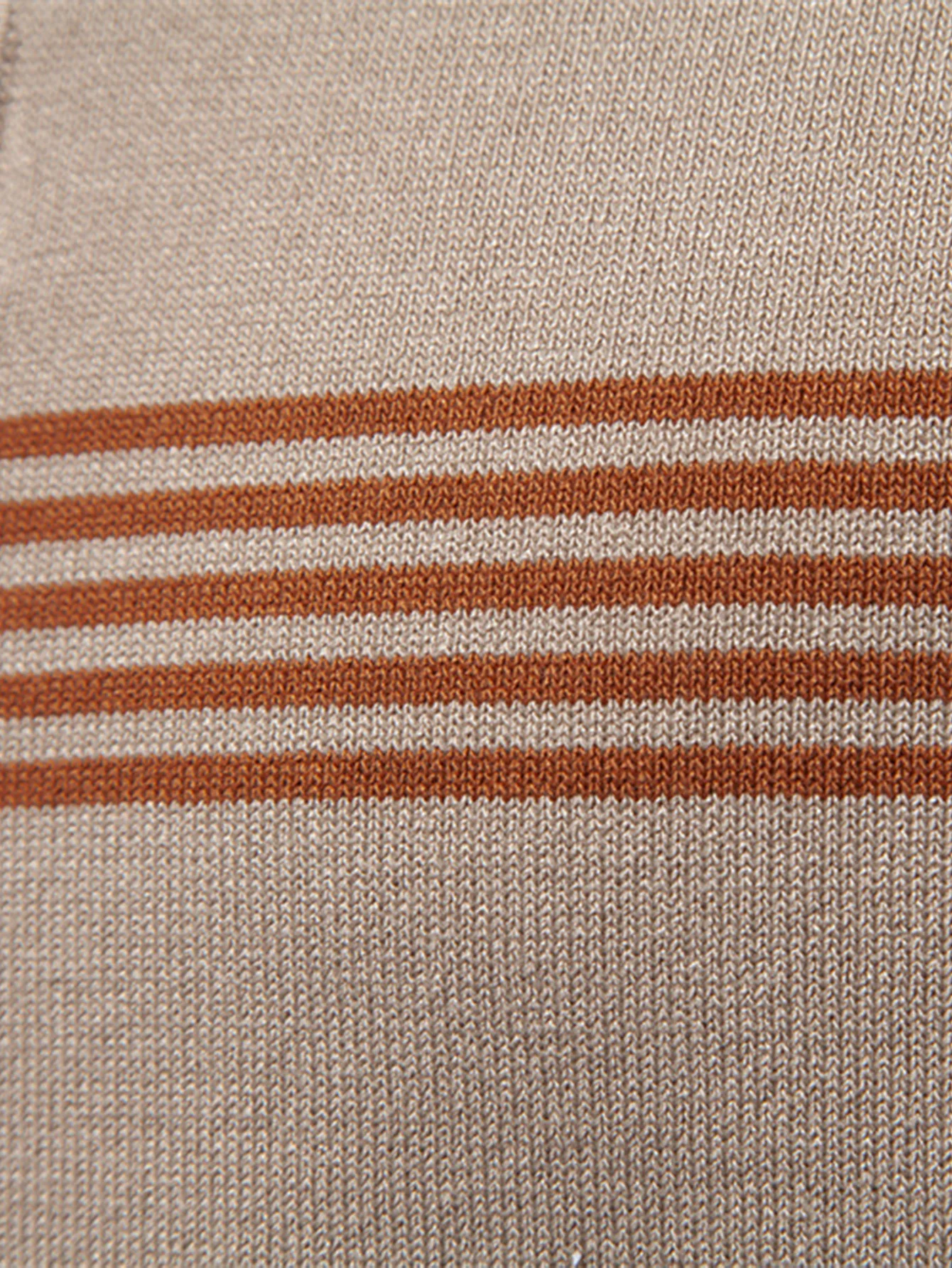 Gestreiftes Strick-Poloshirt mit Reißverschluss - Image 7