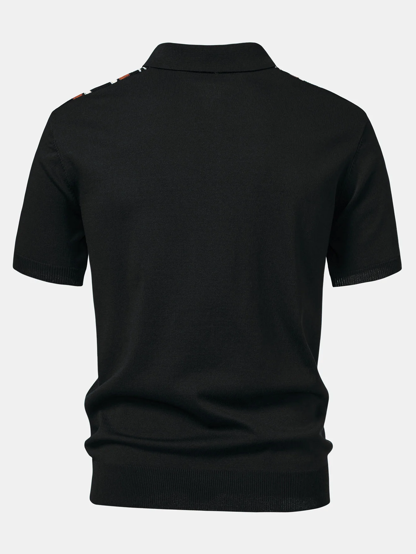 Gestreiftes Strick-Poloshirt mit Reißverschluss & Baumwoll-Chino-Shorts - Image 10