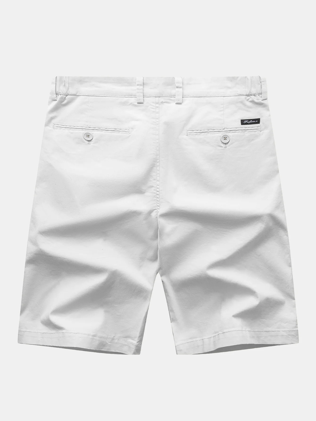 Gestreiftes Strick-Poloshirts mit V-Ausschnitt & Baumwoll-Chino-Shorts - Image 14