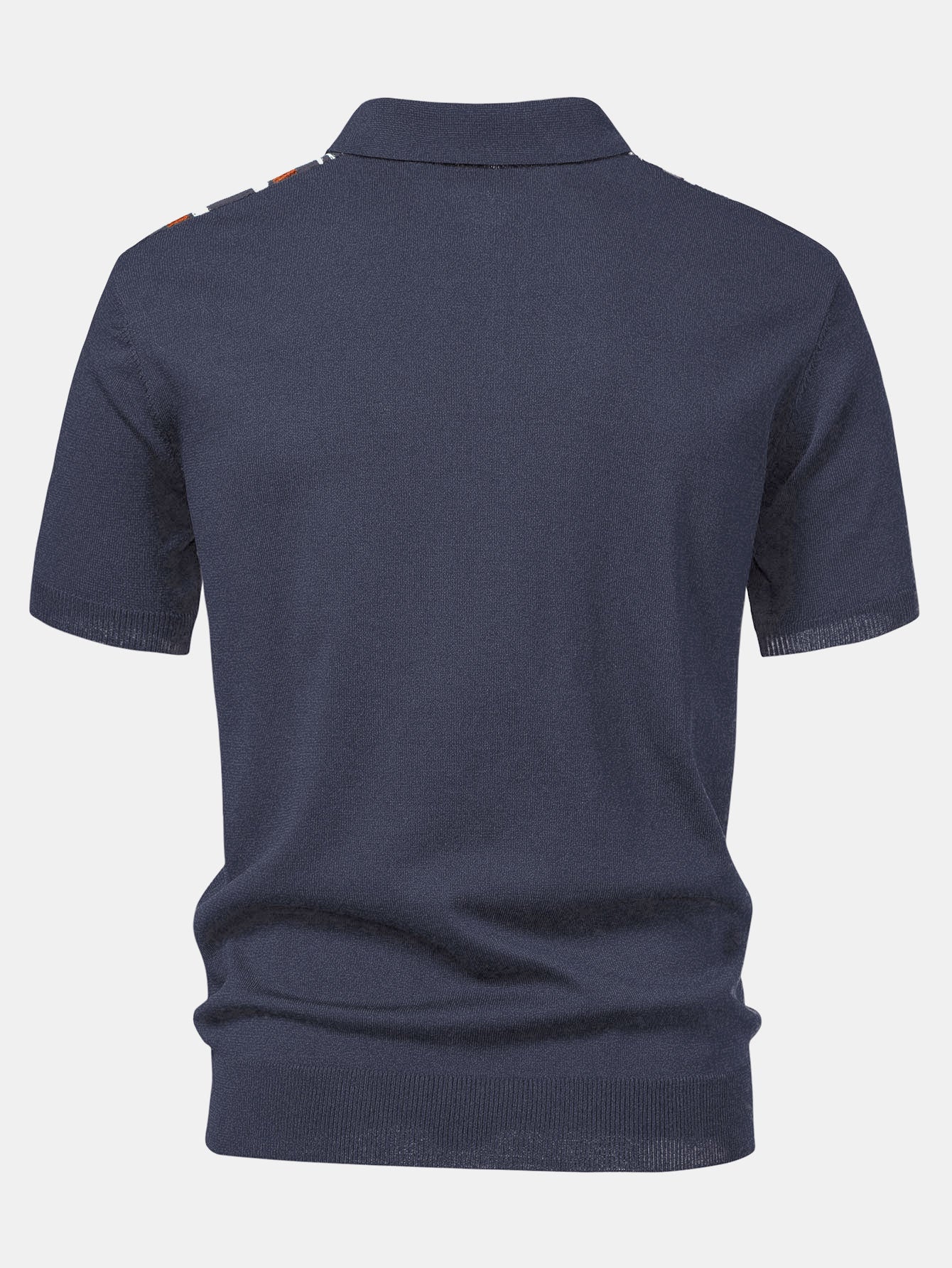 Gestreiftes Strick-Poloshirt mit Reißverschluss & Baumwoll-Chino-Shorts - Image 8