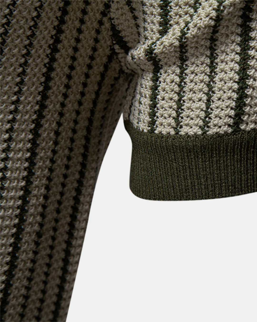 Gestreiftes Häkel-Button-up-Hemd - Image 6