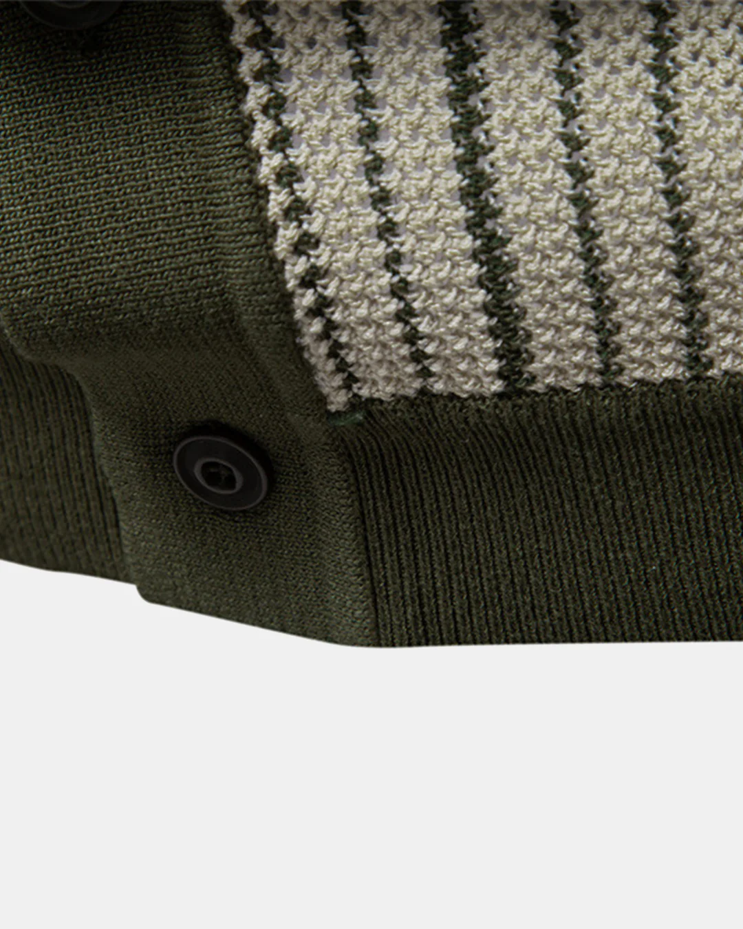 Gestreiftes Häkel-Button-up-Hemd - Image 8