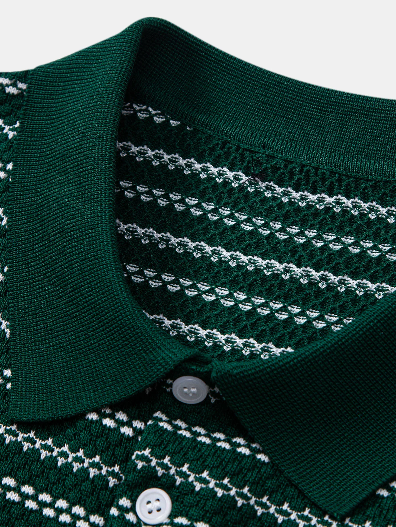 Gestreiftes Strick-Poloshirt - Image 5