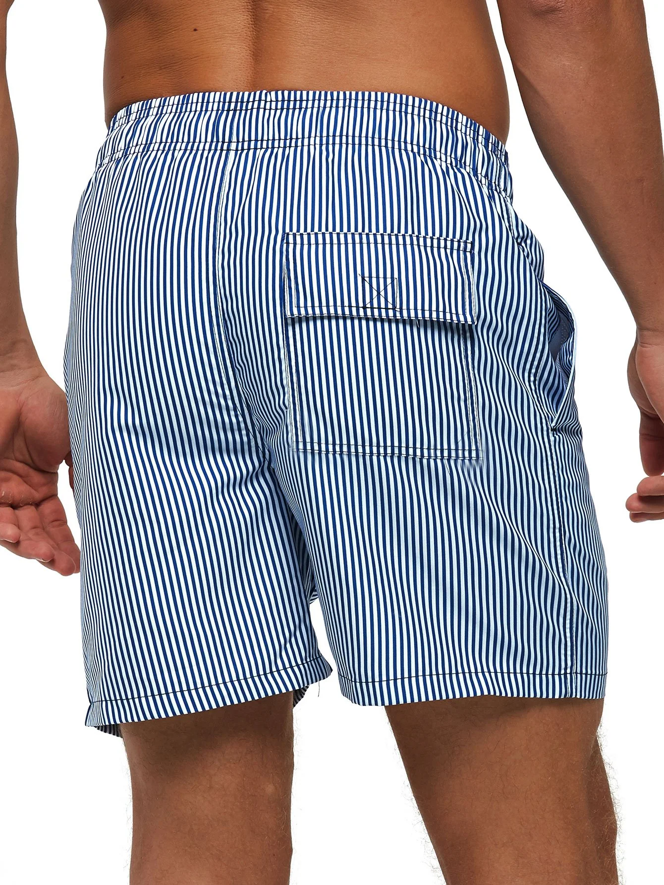 Streifen Druck Badehose - Image 2