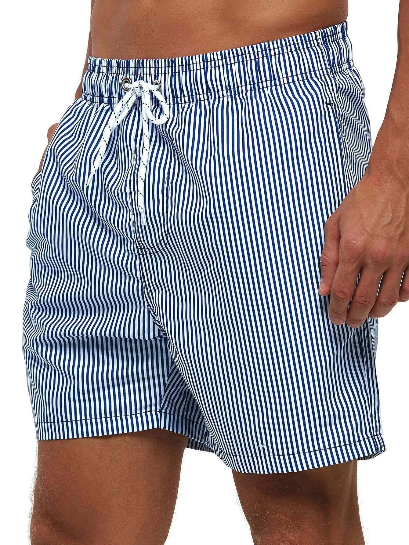 Streifen Druck Badehose - Image 3