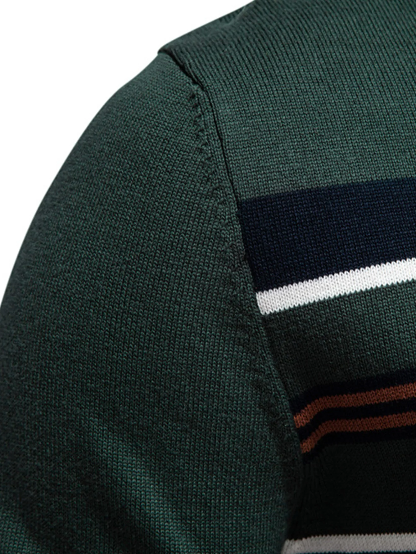 Stripe Quarter-Zip Pullover - Image 10