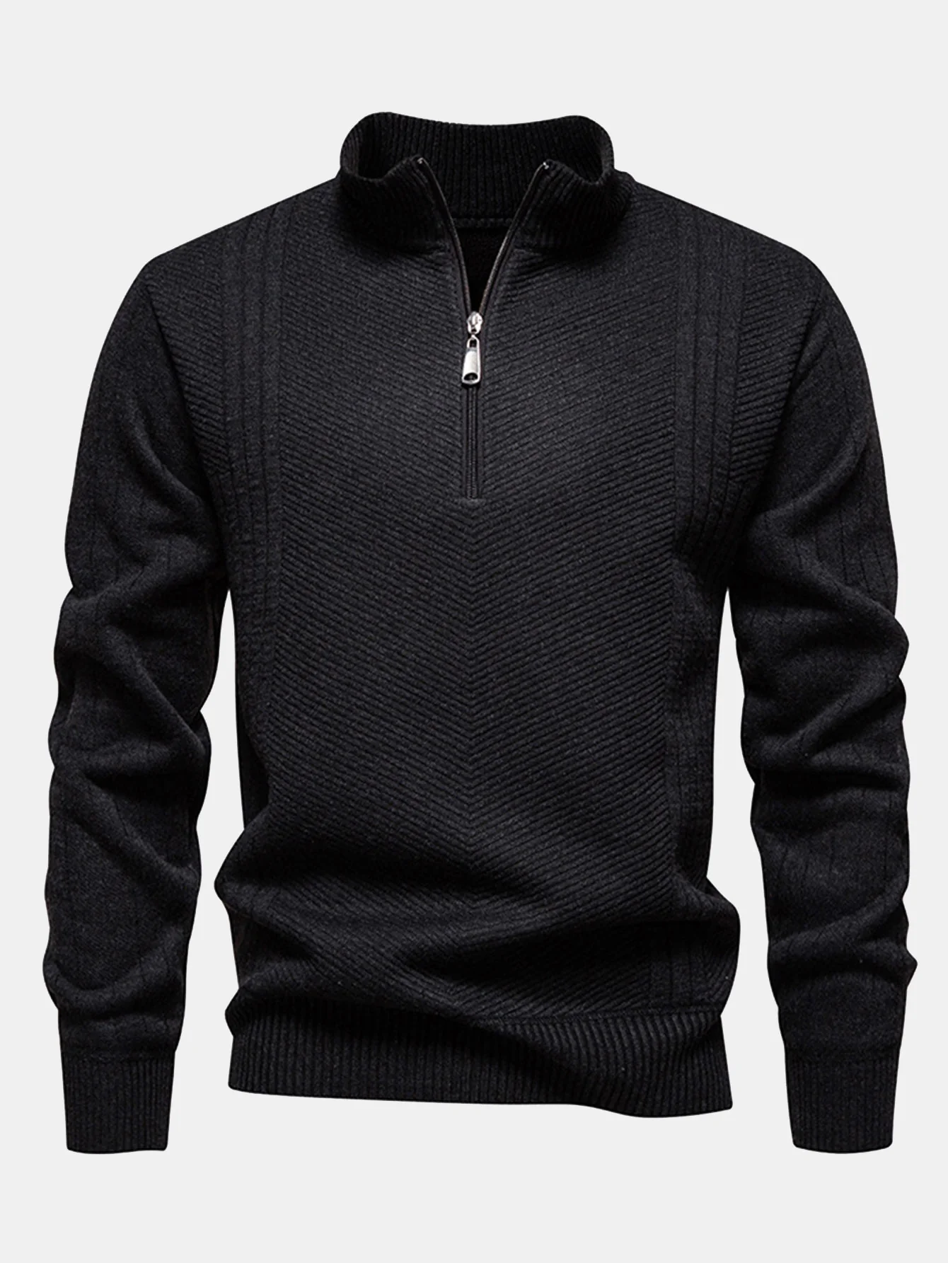 Stripe Quarter Zip Pullover - Image 7
