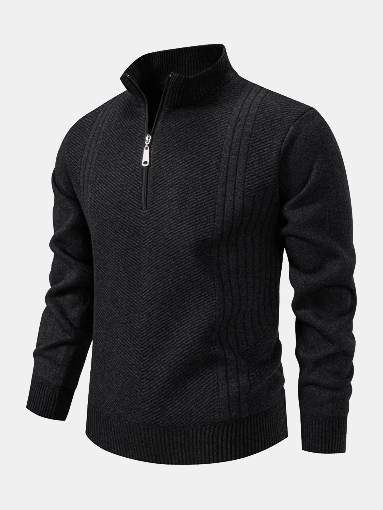 Stripe Quarter Zip Pullover - Image 8