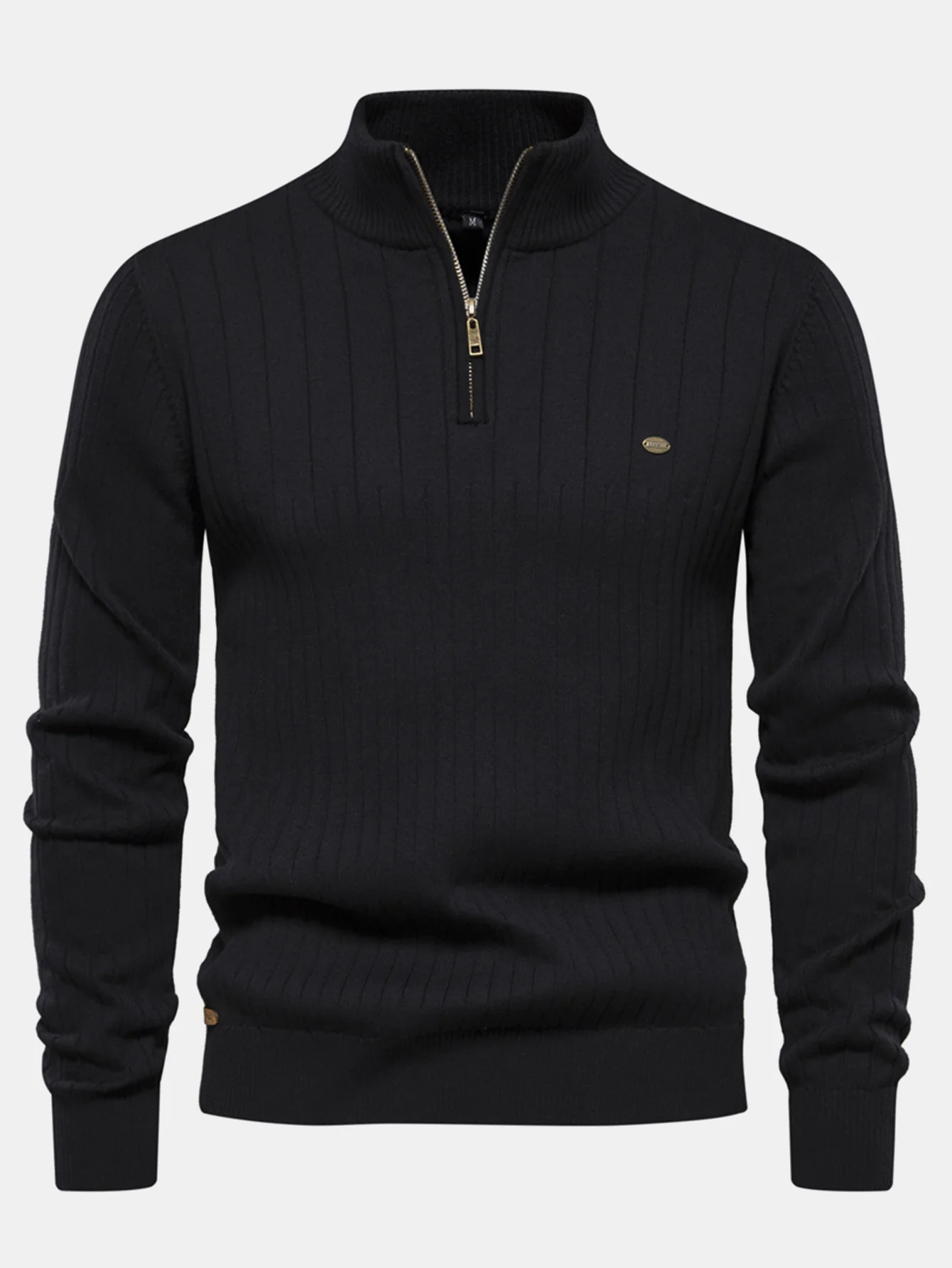 Stripe Quarter-Zip Pullover - Image 4