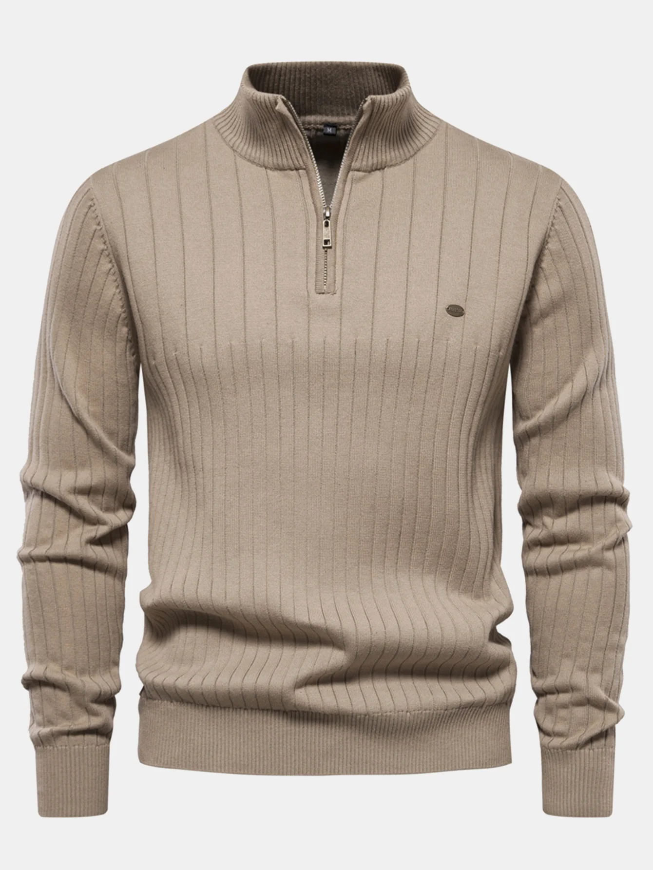 Stripe Quarter-Zip Pullover - Image 5