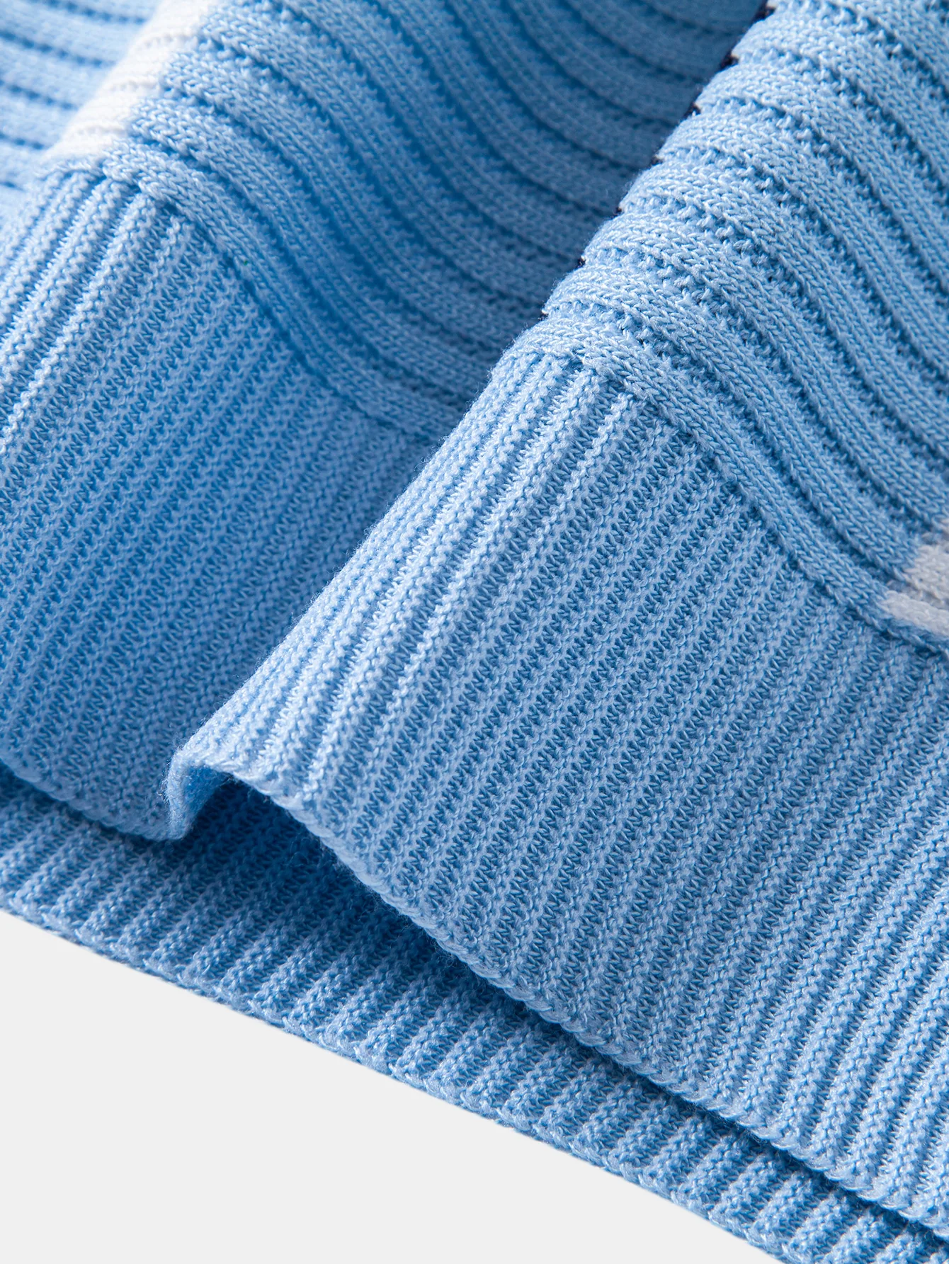 Stripe Textured Knit Polo - Image 12