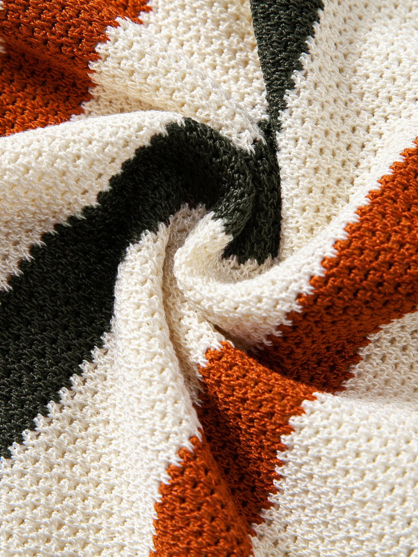 Stripe V Neck Knit Polo & Knit Short - Image 8
