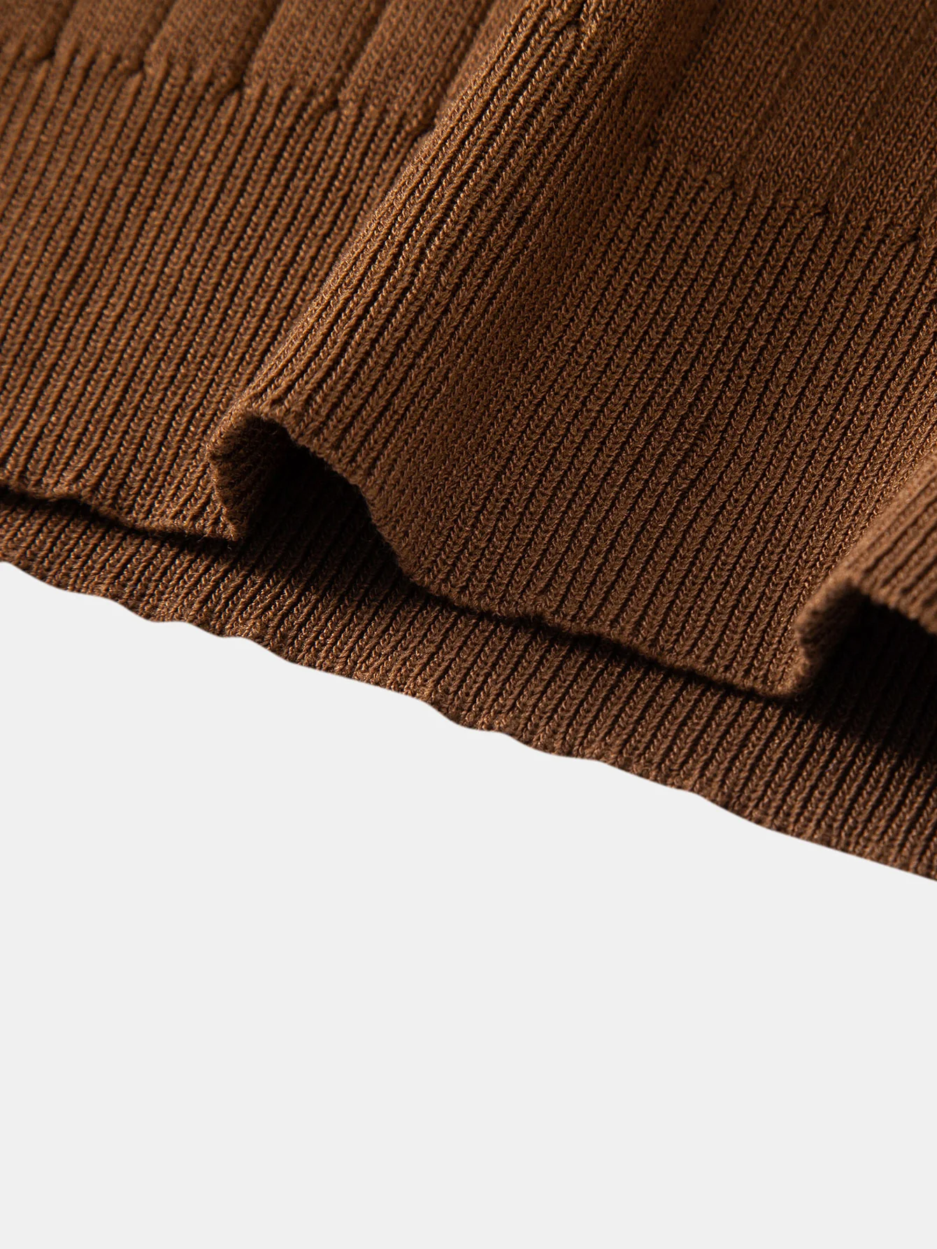 Stripe V-Ausschnitt Strick Polohemd - Image 14