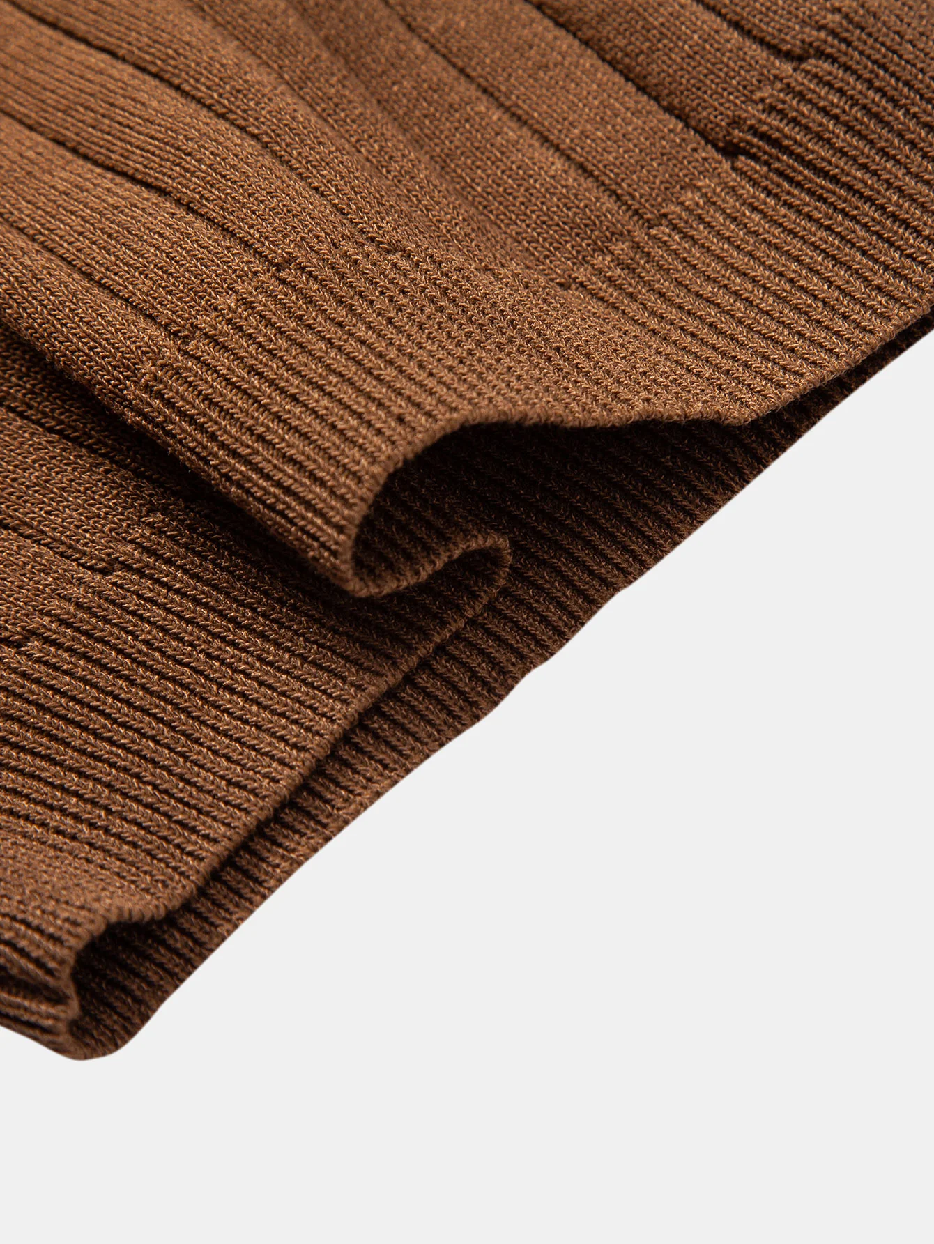Stripe V-Ausschnitt Strick Polohemd - Image 15