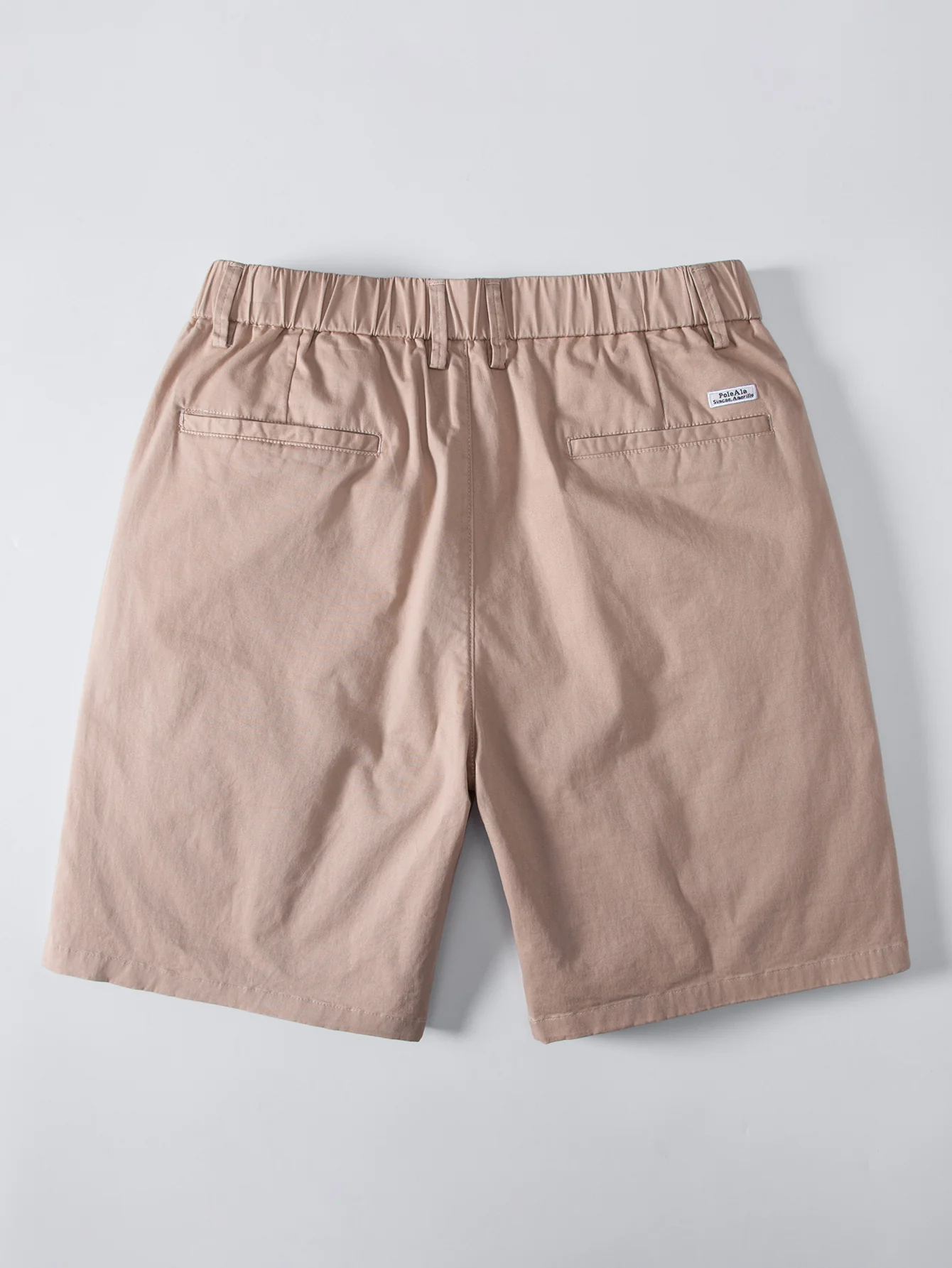 Contrast Trim Textured Zipper Knit Polo & Elastic Waist Chino Shorts - Image 17