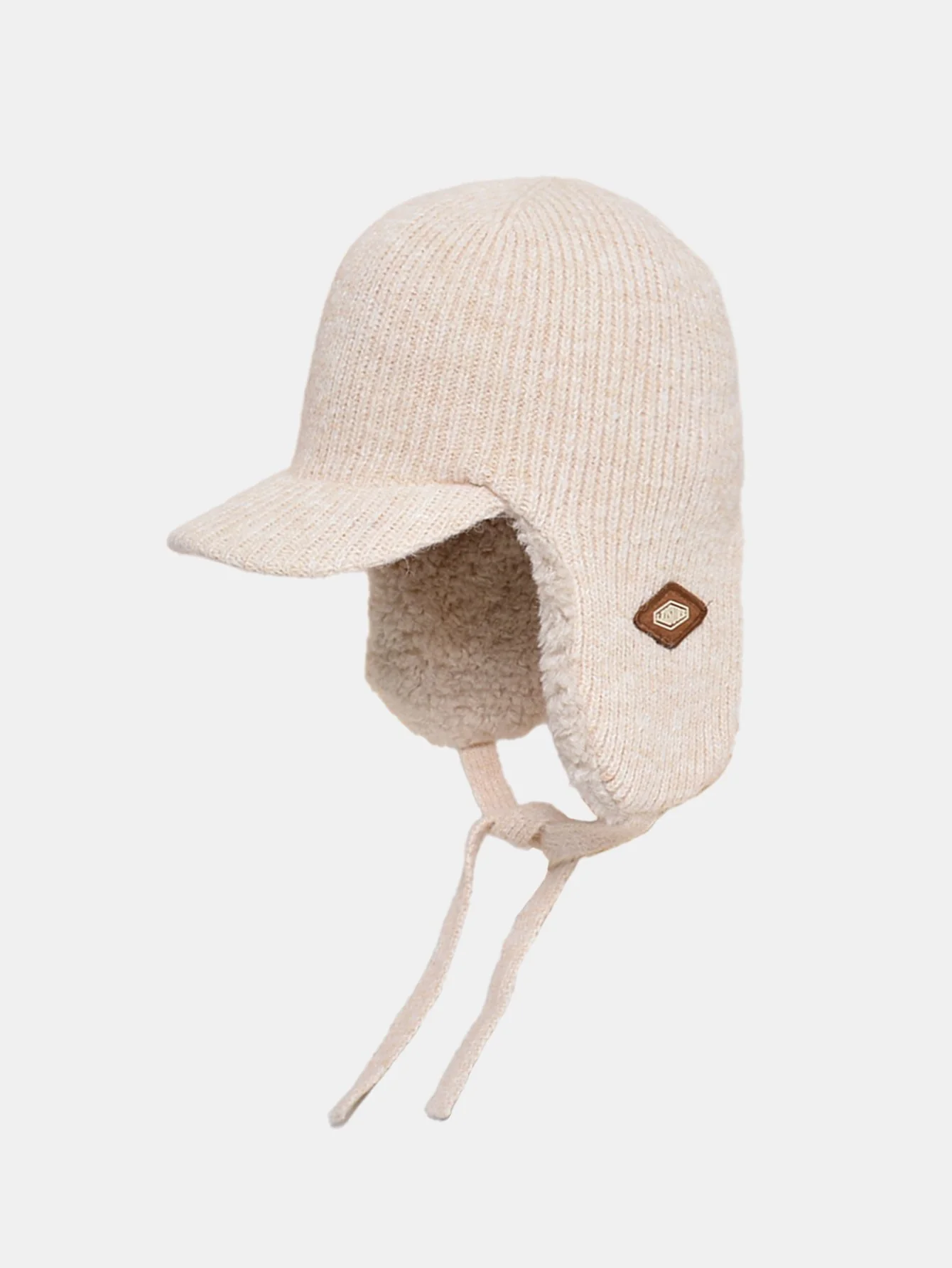 Stripe Warm Earflaps Trooper Trapper Hat - Image 2