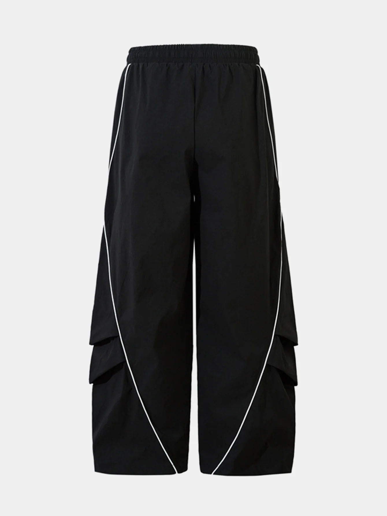 Stripe Weitbein Baggy Hose - Image 2