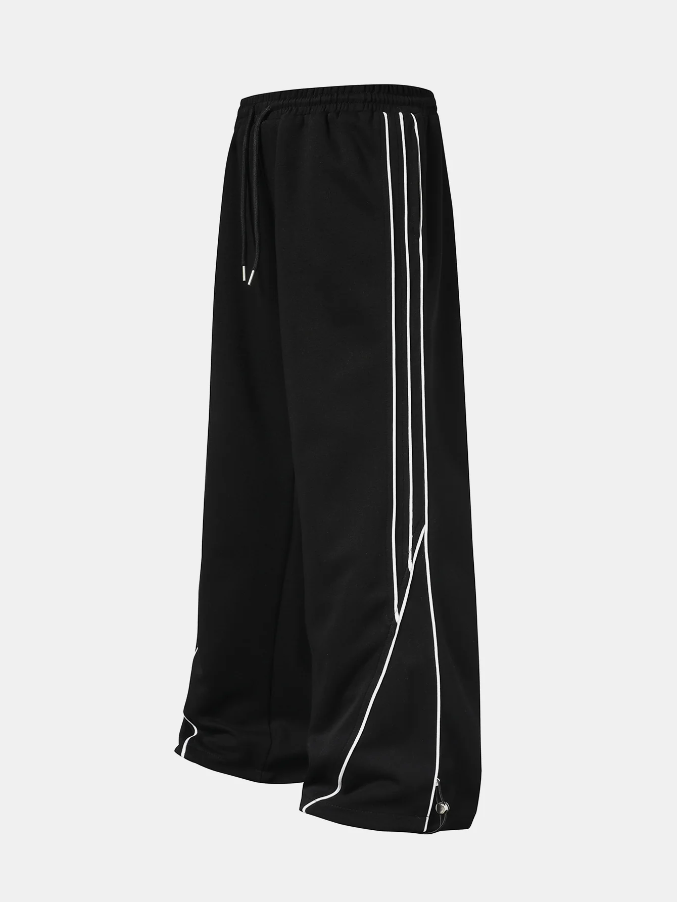 Stripe Weitbein Baggy Jogginghose - Image 2