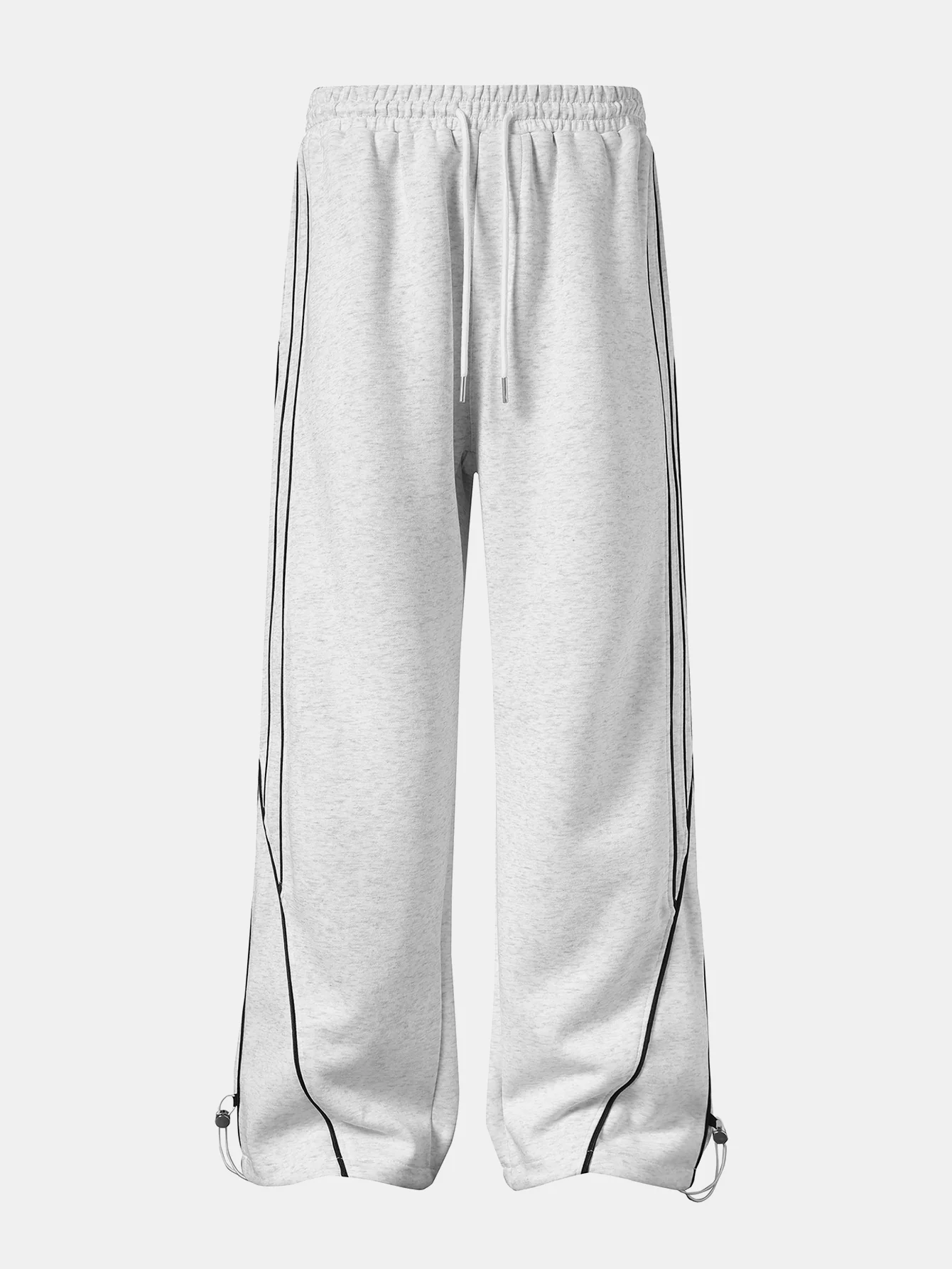 Stripe Weitbein Baggy Jogginghose - Image 4