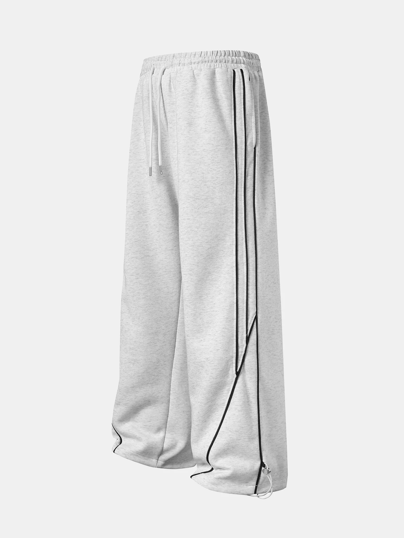 Stripe Weitbein Baggy Jogginghose - Image 5
