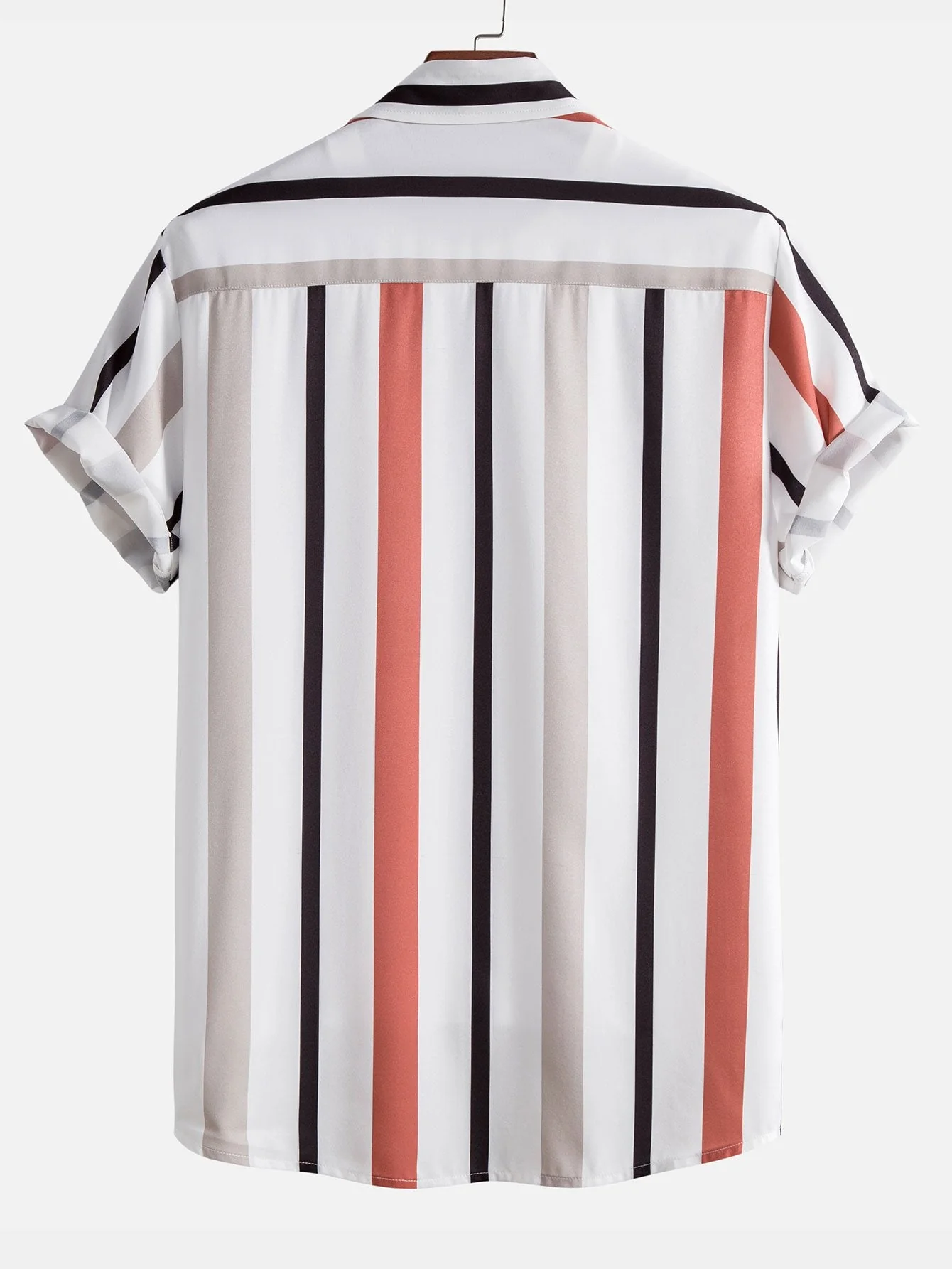 Gestreifte Button-Down-Hemd & Badehose - Image 4