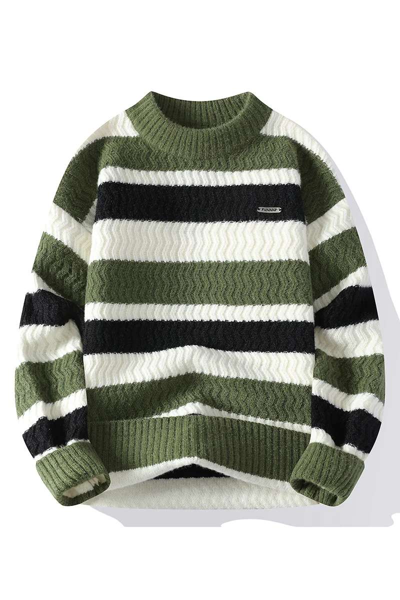 Striped Crew Neck Sweater