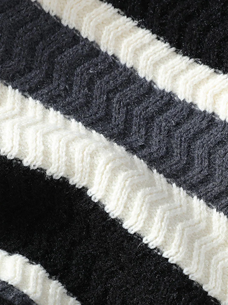 Striped Crew Neck Sweater - Image 5