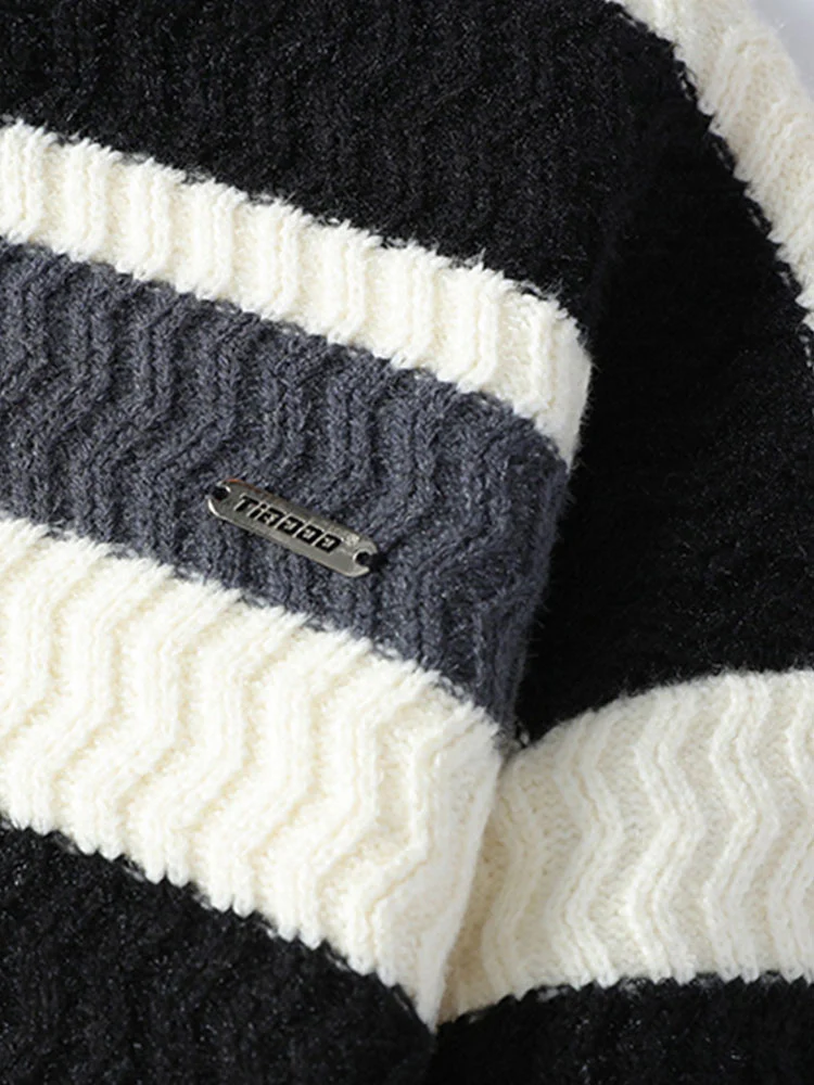 Striped Crew Neck Sweater - Image 6