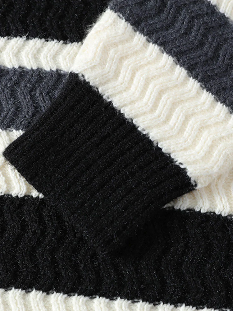 Striped Crew Neck Sweater - Image 8