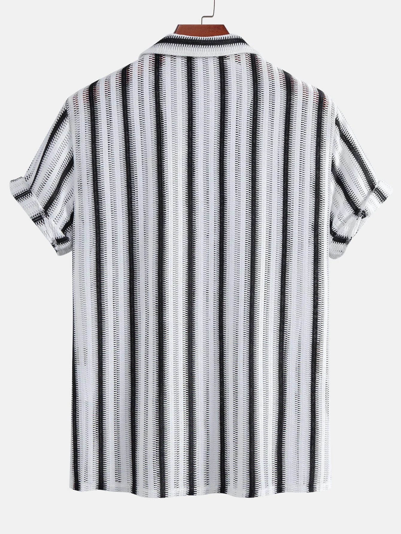 Gestreiftes Cutout Cuban Shirt - Image 2